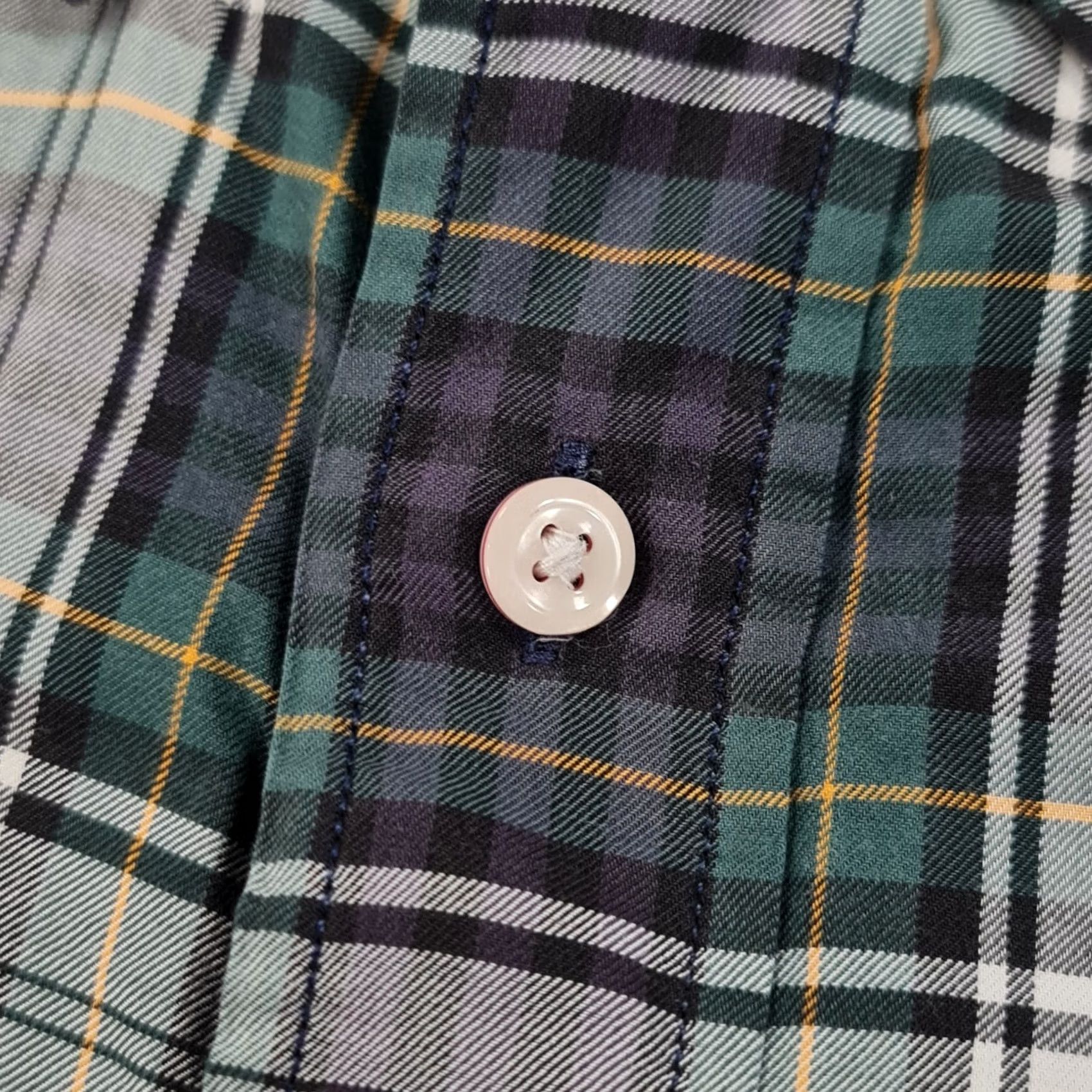 Gant GANT Mens Shirt Small Green Cotton Button Down Plaid Bleecker Twill Tartan Size US S / EU 44-46 / 1 - 5 Thumbnail