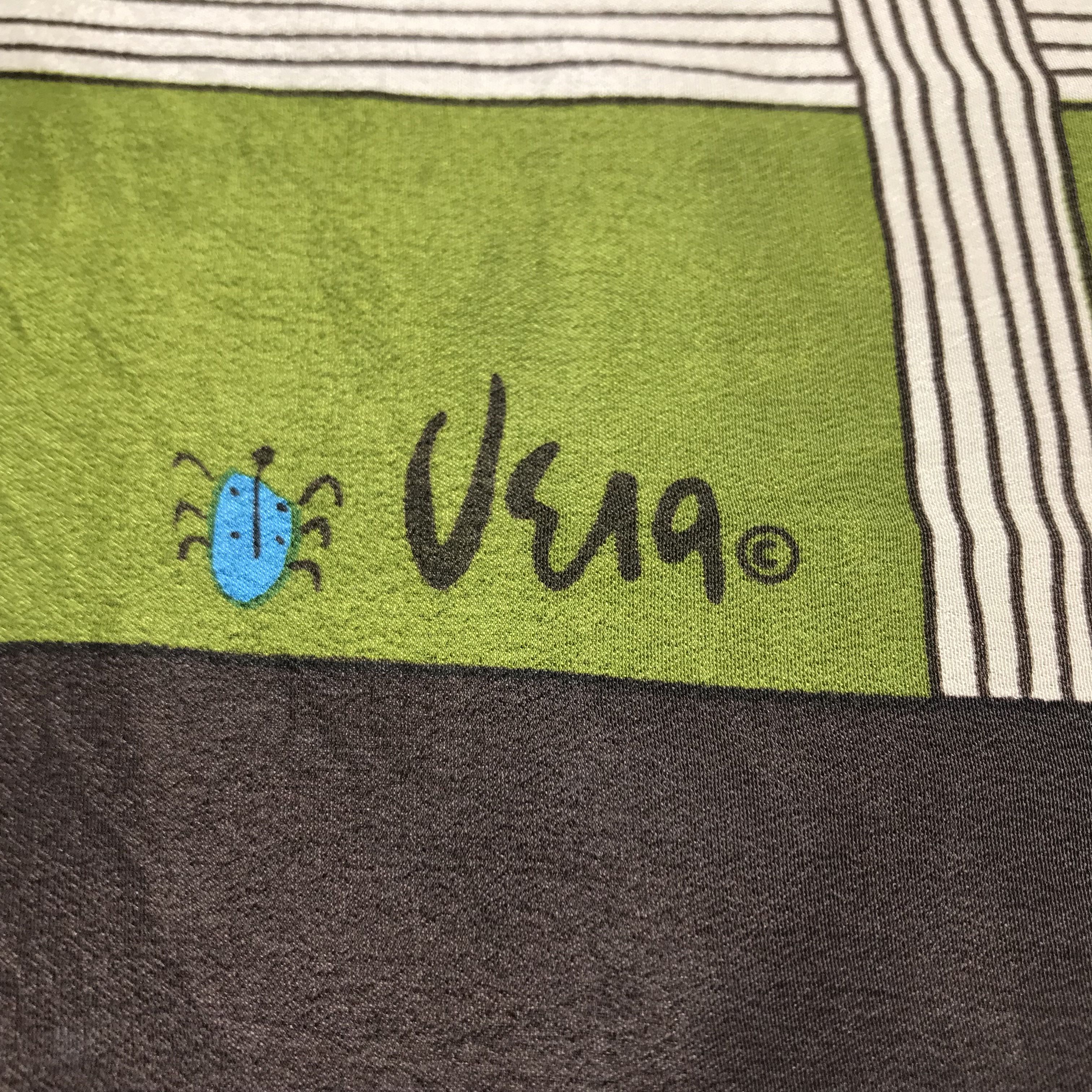 Japanese Brand Vintage Vana Silk Scarf M163 Size ONE SIZE - 3 Thumbnail