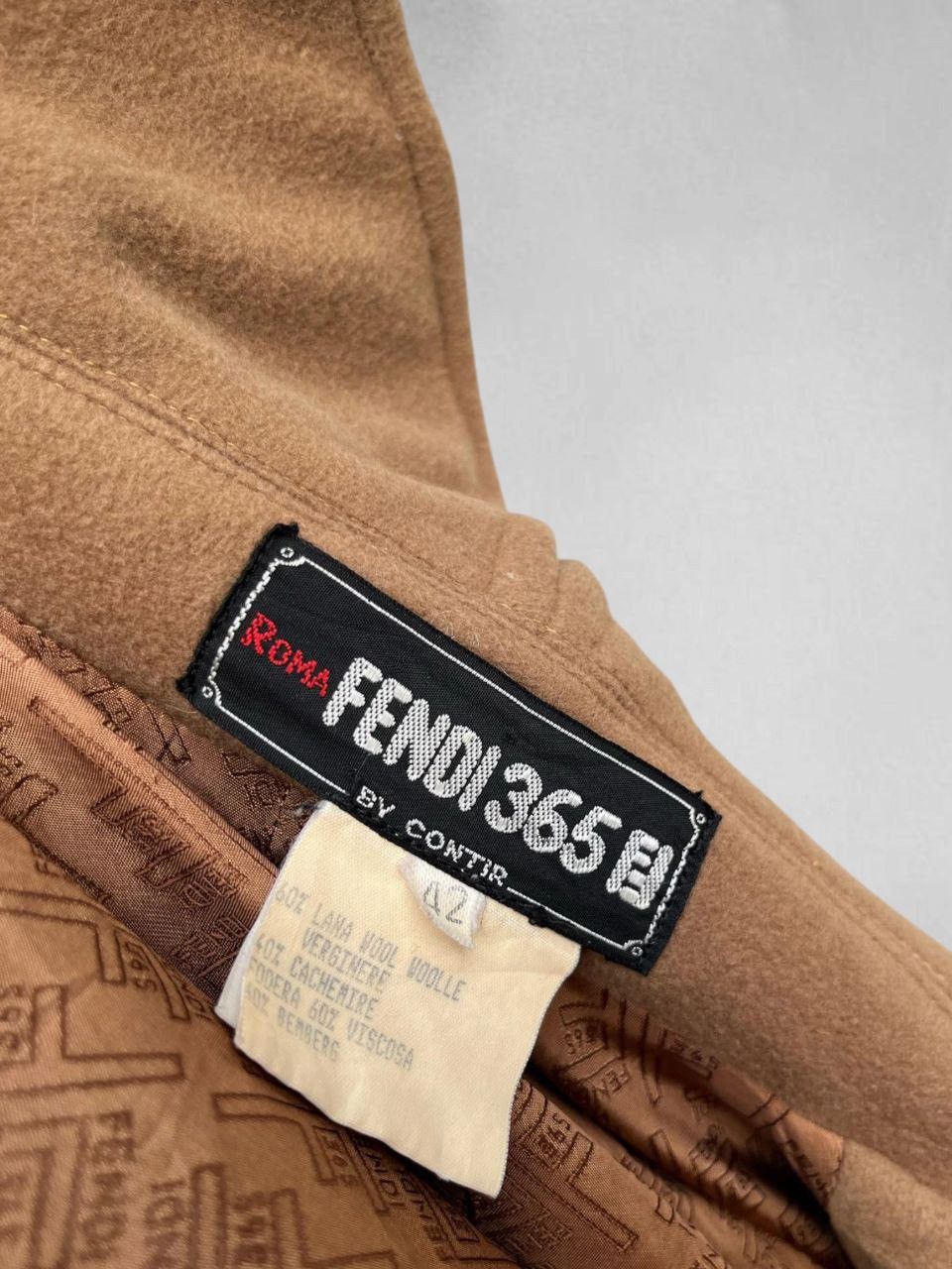 Fendi Vintage 1973 Fendi 365 Roma By Contir Wool Coat Size M / US 6-8 / IT 42-44 - 13 Thumbnail