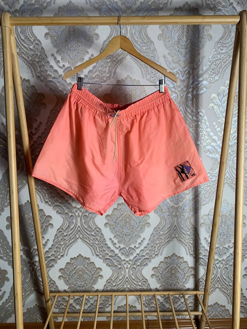 Nike × Vintage VERY RARE NIKE CHALLENGE COURT PINK SHORTS DRILL SWOOSH Y2K Size US 34 / EU 50 - 3 Thumbnail