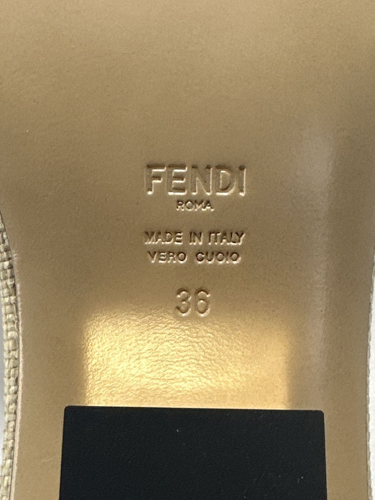 Fendi New Authentic Fendi Baguette Raffia Open-Toe Woven Slip-On S Size US 6 / IT 36 - 15 Thumbnail
