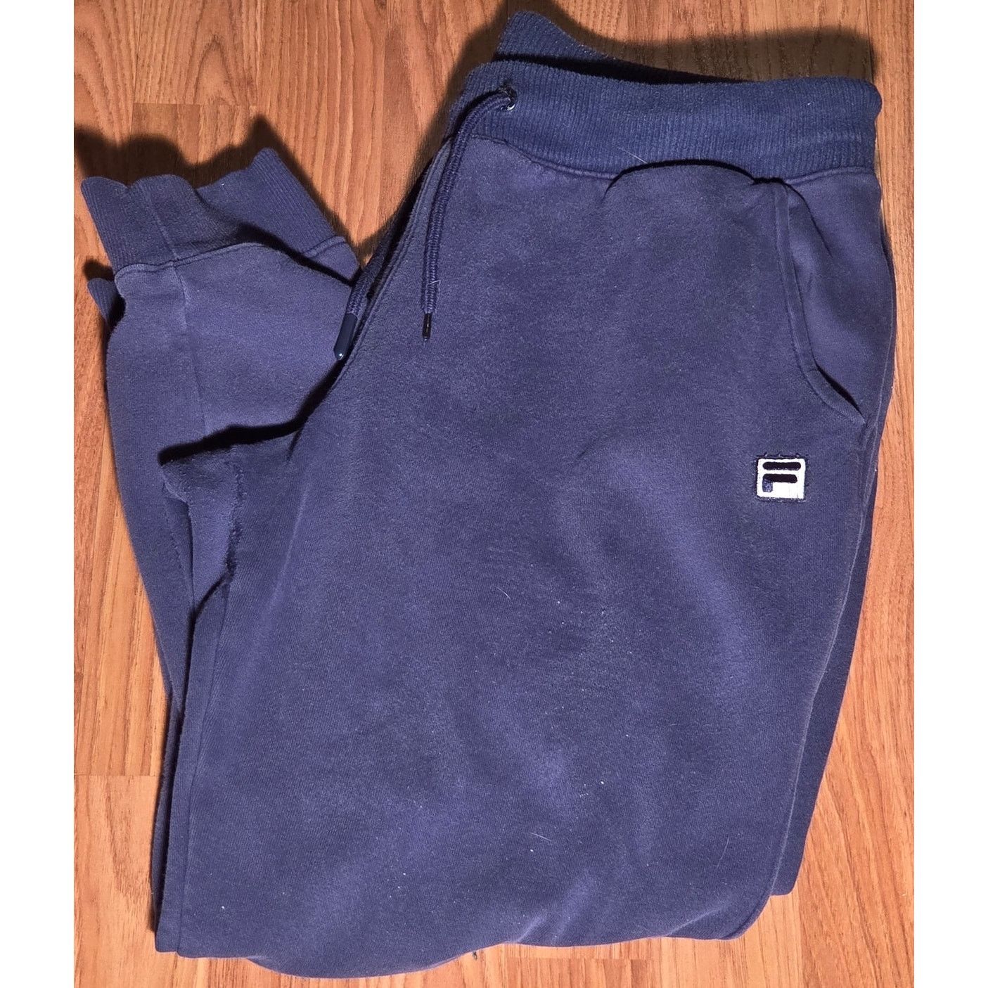 Fila Fila Blue Ankle Sweatpants - Men's Large Size US 34 / EU 50 - 4 Thumbnail