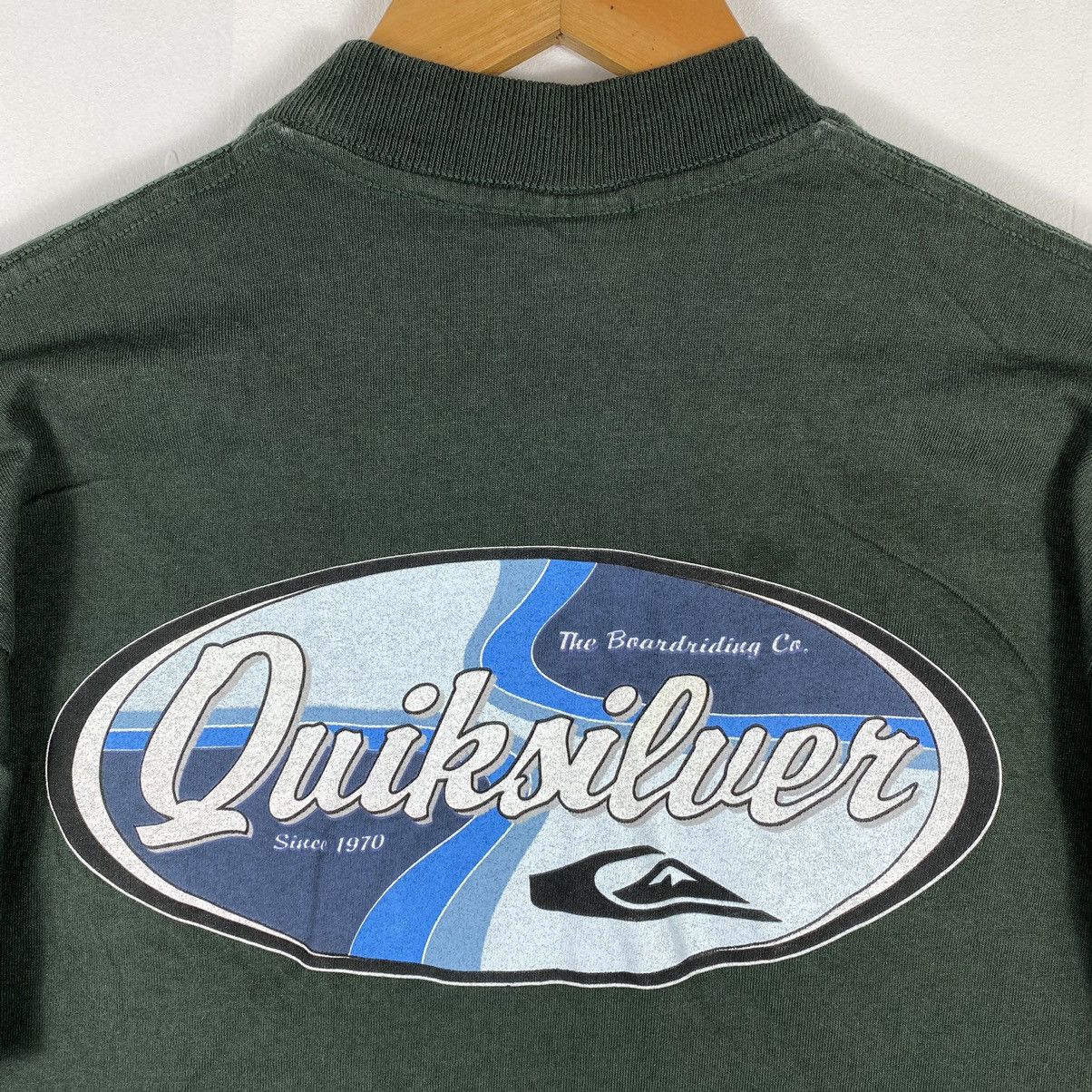 Quiksilver × Vintage Vintage 90's QUIKSILVER The Boardriding Logo Graphic Tee Size US S / EU 44-46 / 1 - 3 Thumbnail