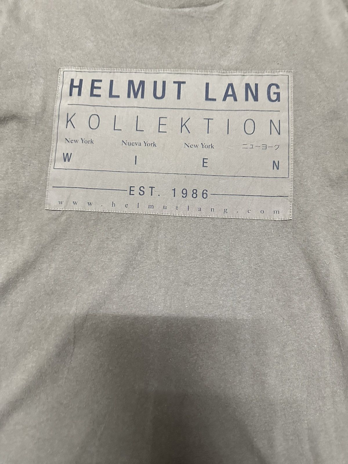 Helmut Lang Helmut lang tee Size US XS / EU 42 / 0 - 4 Thumbnail