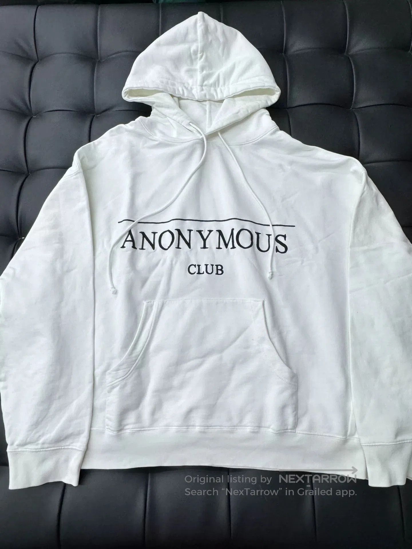 givenchy　anonymous club Hoodie Anonymous Club × Hood By Air Anonymous Club Embroidered Hoodie