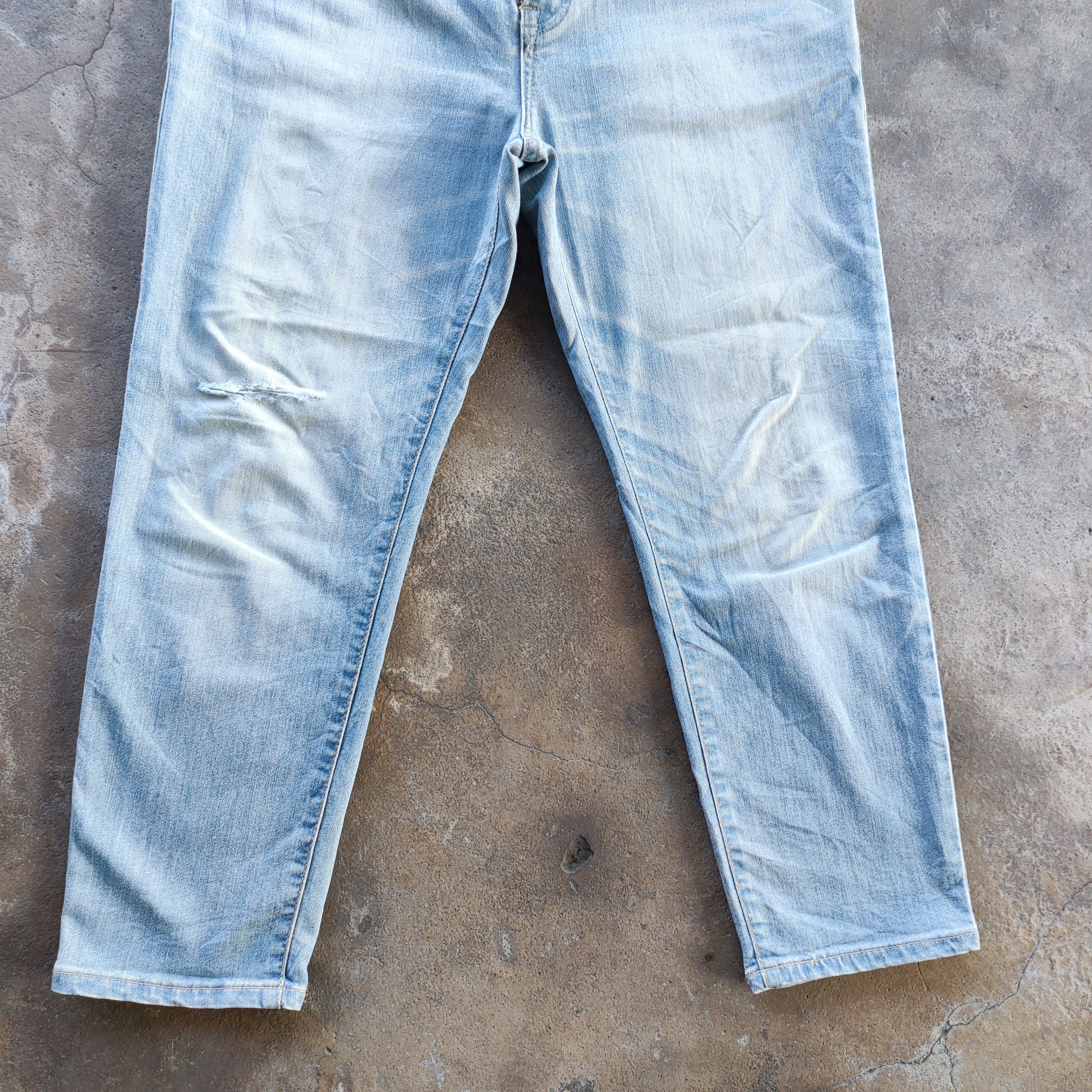 Edwin Vintage Edwin Brand Jean Distressed Faded Pants Size US 35 - 4 Thumbnail