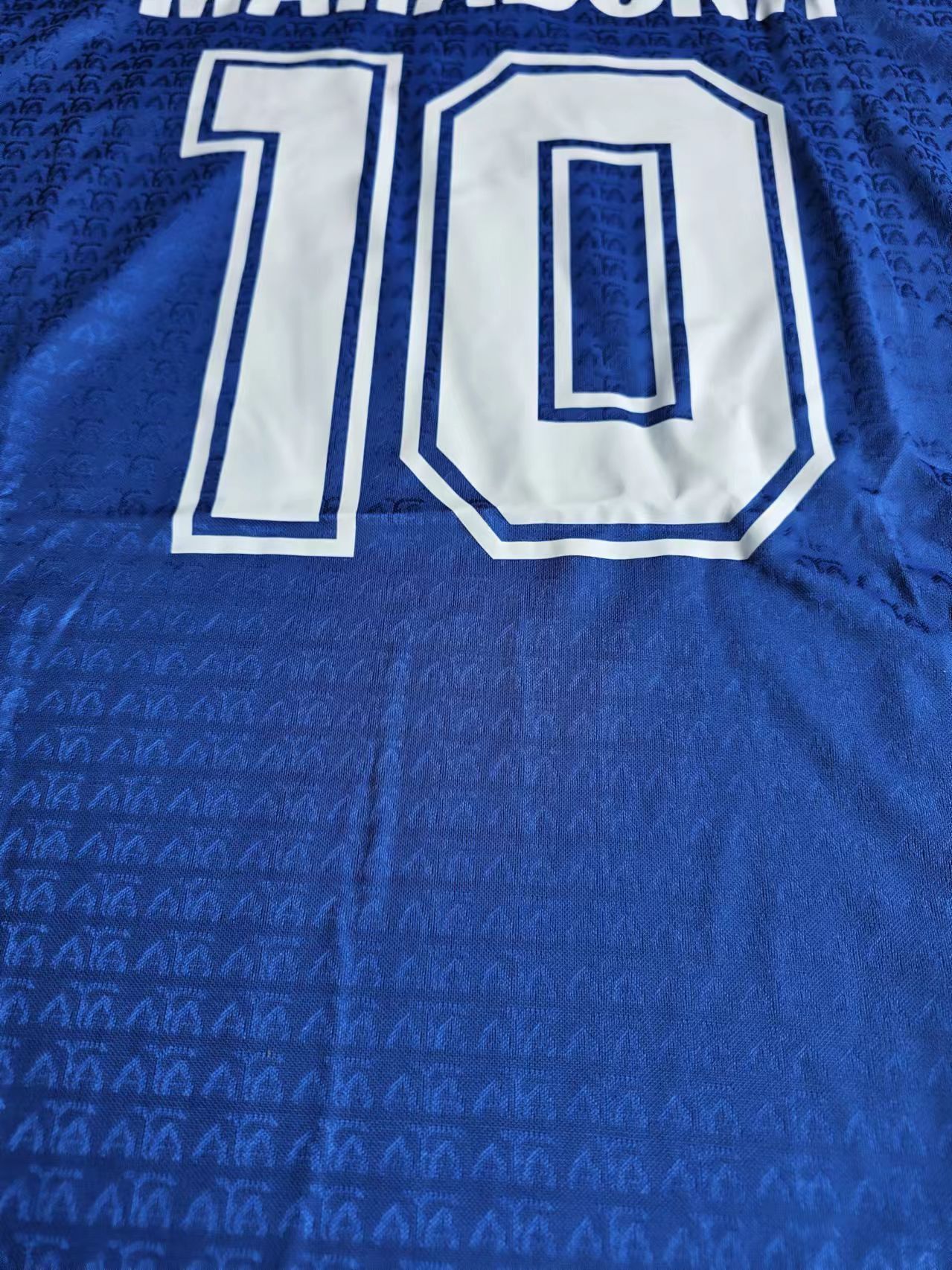 Other 1994 Argentina #10 Maradona Jersey Away M Size US M / EU 48-50 / 2 - 4 Thumbnail
