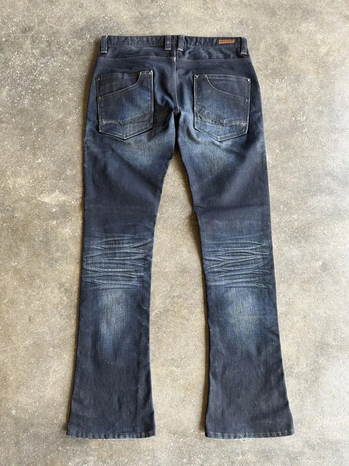 HIDEAWAYS SICKS 💥 FLARE NICOLE CLUB FOR MEN BONDAGE VERY RARE DENIM Size US 32 / EU 48 - 11 Thumbnail
