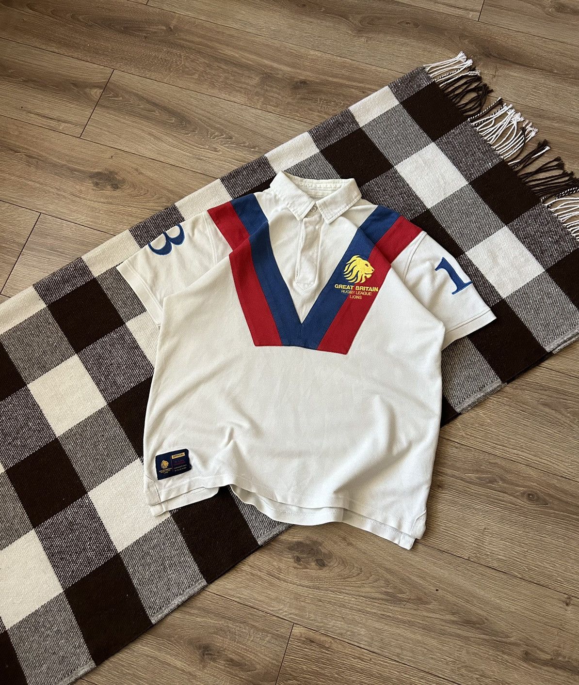 New England Outerwear Vintage Great Britain Rugby League Lions jersey mens Size US M / EU 48-50 / 2 - 1 Thumbnail