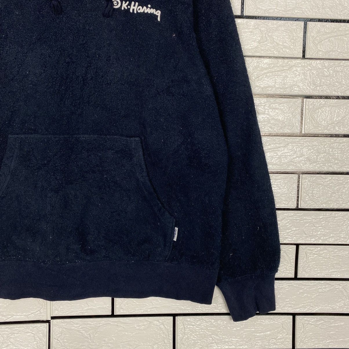 Japanese Brand 📌Pull Over Hoodie Keith Haring Big Logo Size US L / EU 52-54 / 3 - 6 Thumbnail