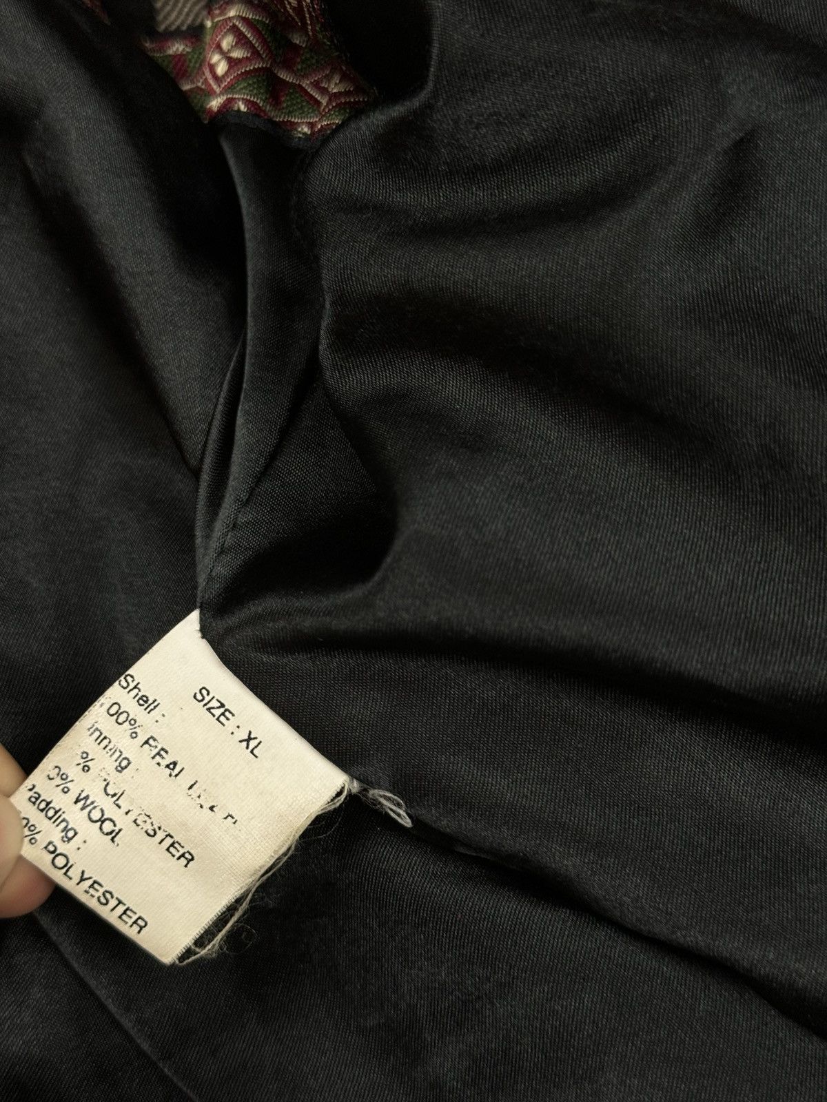 Vintage Vintage leather bomber jacket 90s original retro casual item Size US XL / EU 56 / 4 - 9 Thumbnail