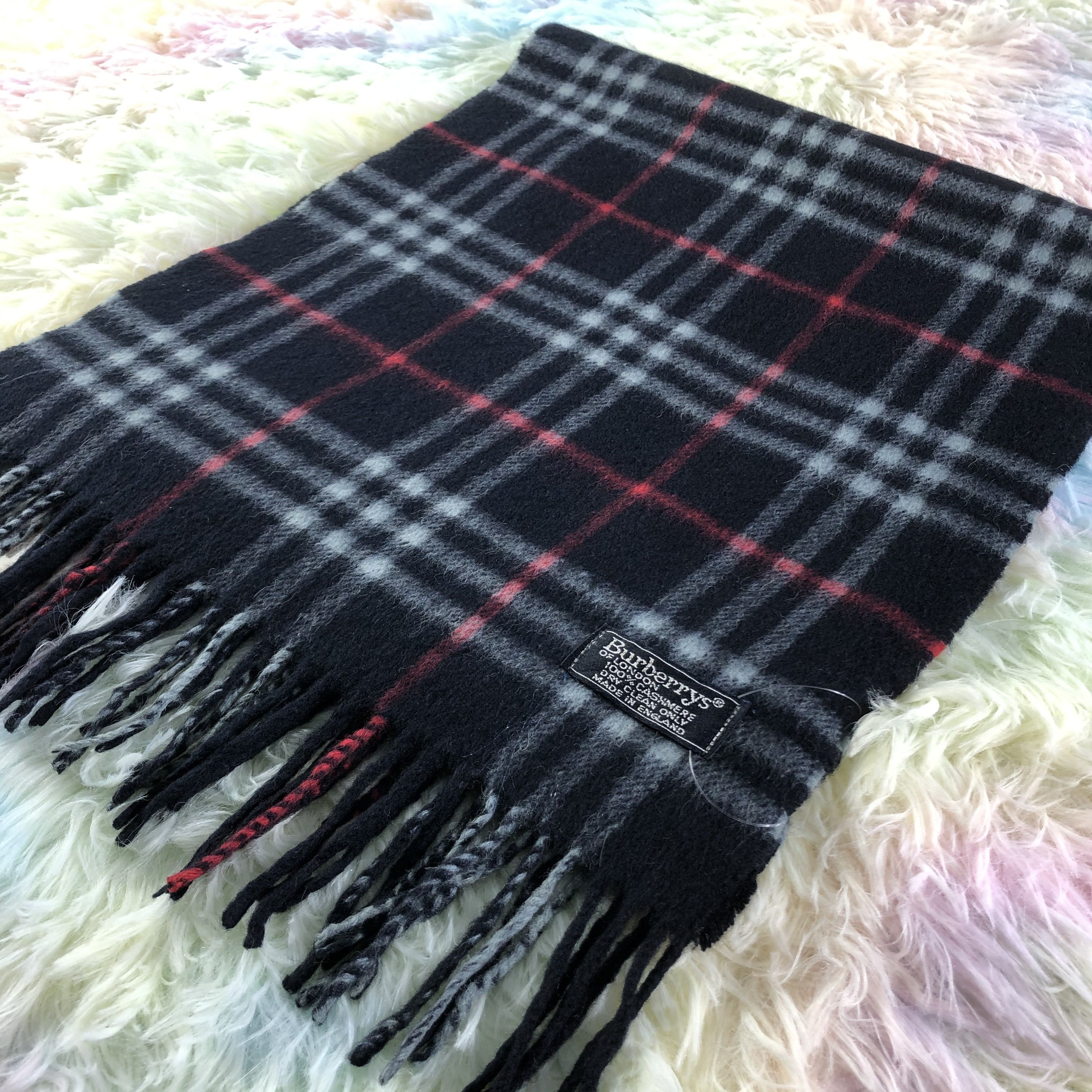 Burberry × Vintage Burberry Scarf / Muffler / Neckwear - KM174 Size ONE SIZE - 3 Thumbnail