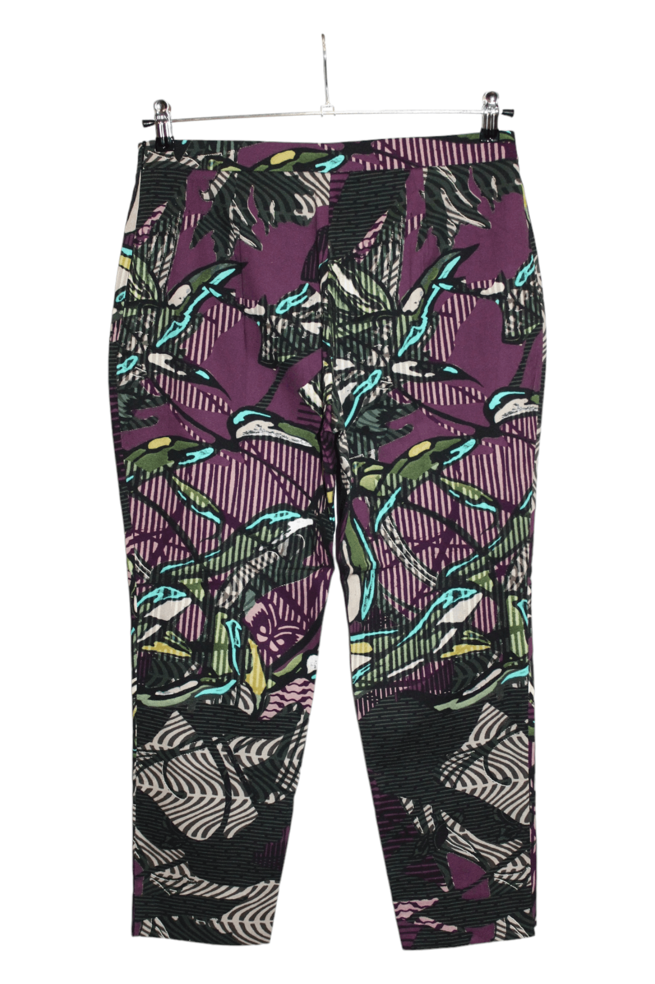 Krizia Uomo PerTe Krizia Lining Waffle Cotton Woven Floral Trouser Size 32" / US 10 / IT 46 - 15 Thumbnail
