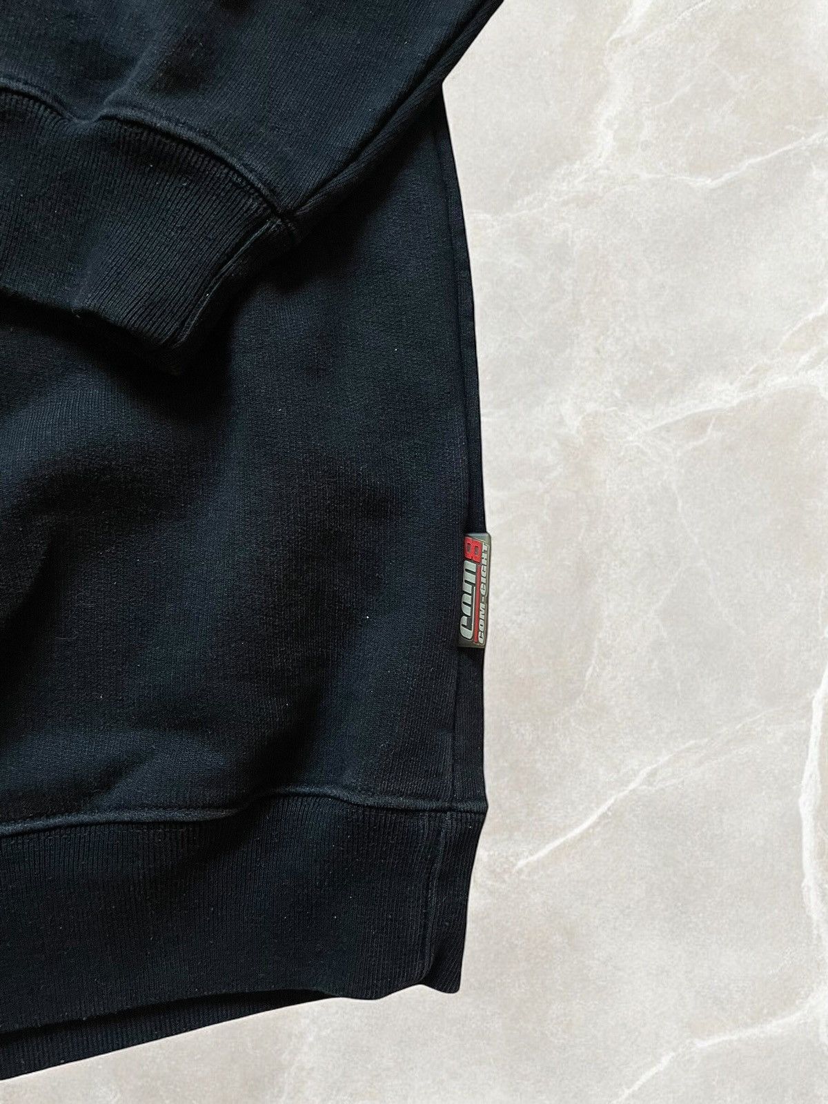Designer × Vintage COM8 HEAVY COTTON REFLECTIVE LOGO BOXY FIT SWEATSHIRT Y2k Size US L / EU 52-54 / 3 - 6 Thumbnail