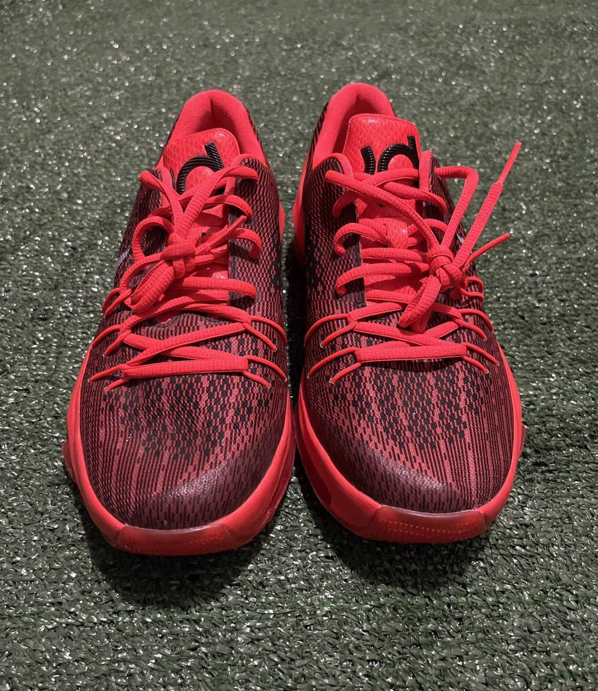 Nike Nike KD Kevin Durant 8 (GS) Bright Crimson White Sz 6Y Size US 6 / EU 39 - 2 Thumbnail