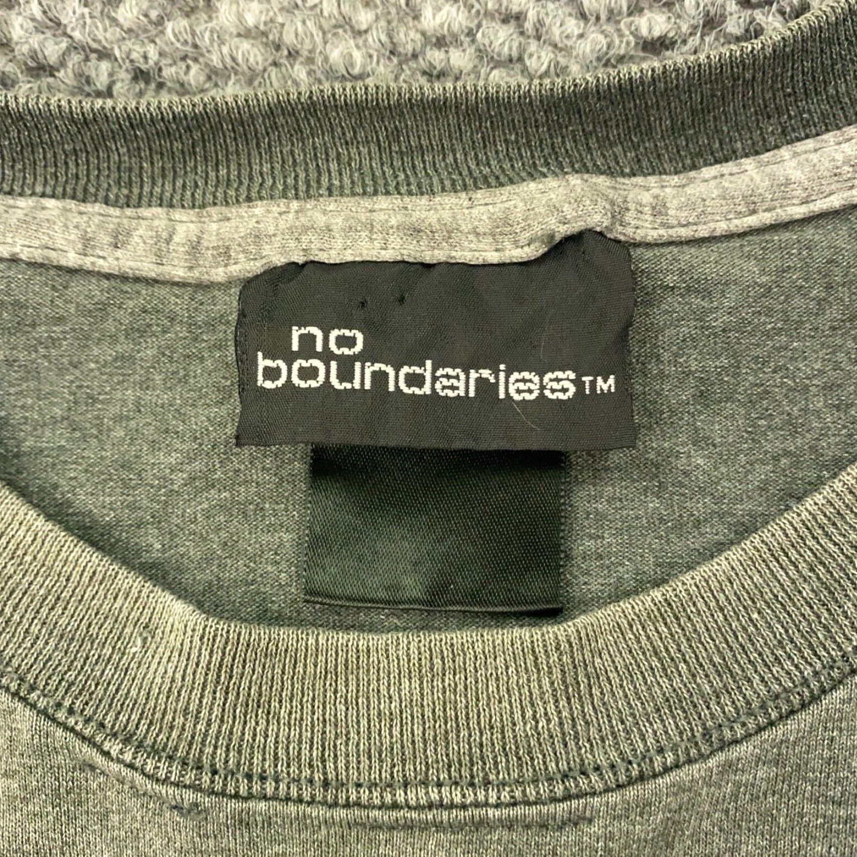 Ecko Unltd. VINTAGE No Boundries Shirt Mens XL Gray Turbo Freak Distressed Thrashed 90s Y2K Nike? Size US XL / EU 56 / 4 - 4 Thumbnail