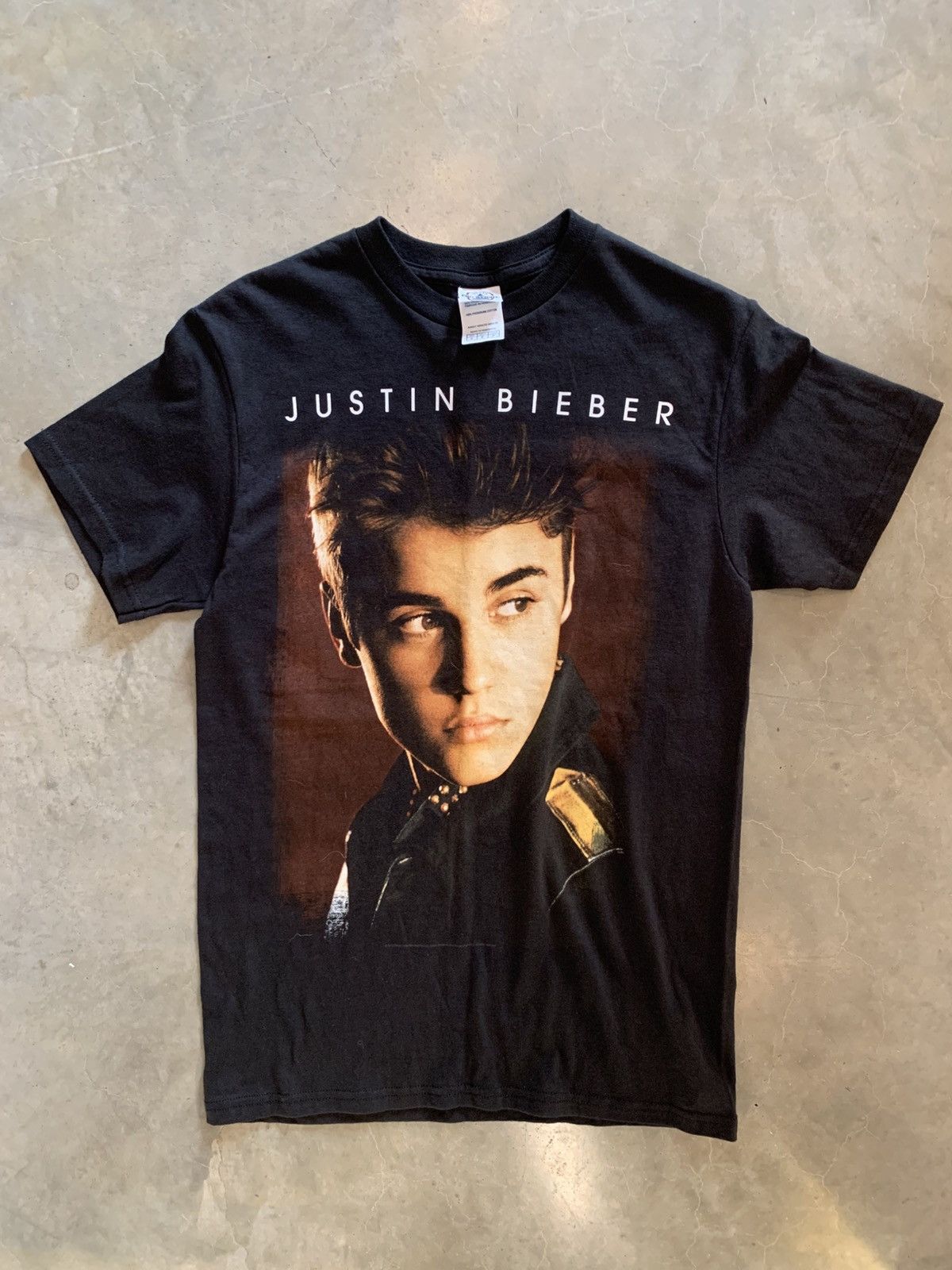 希少 Justin Bieber Believe Tour 2012 Tシャツ Justin Bieber Believe Shirt Mens Small Black Tour 2012 2013