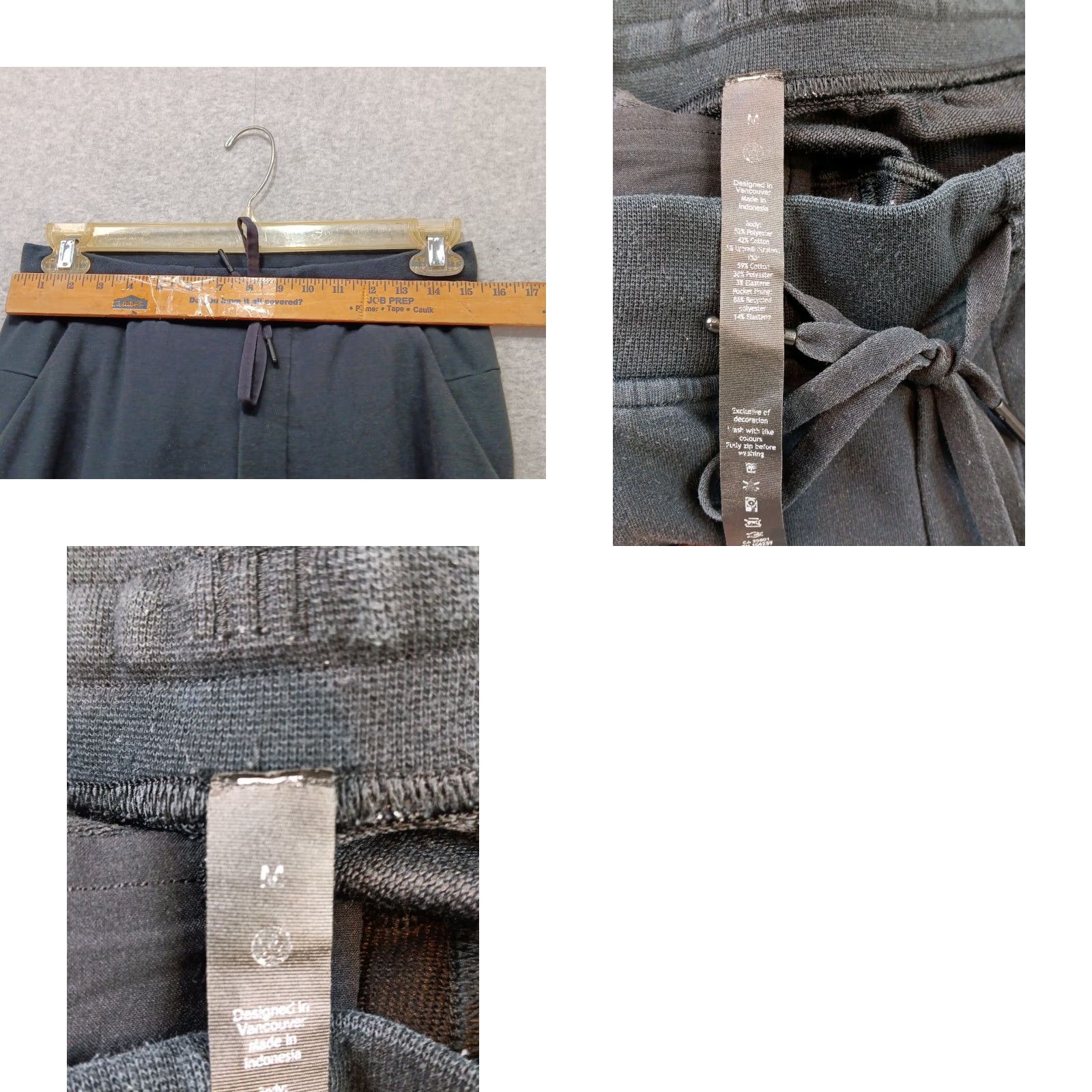 Lululemon Lululemon ABC Jogger Pants Mens S Gray Tapered 30in Warsptreme Stretch Activewear Jogger Size US 29 - 9 Thumbnail