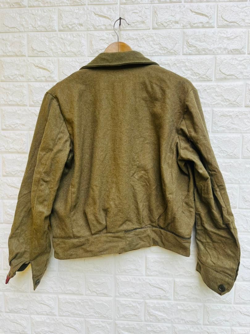 Japanese Brand × Vintage Vintage 40s Military Army Wool Jacket Designer Fashion Style Size US M / EU 48-50 / 2 - 2 Thumbnail