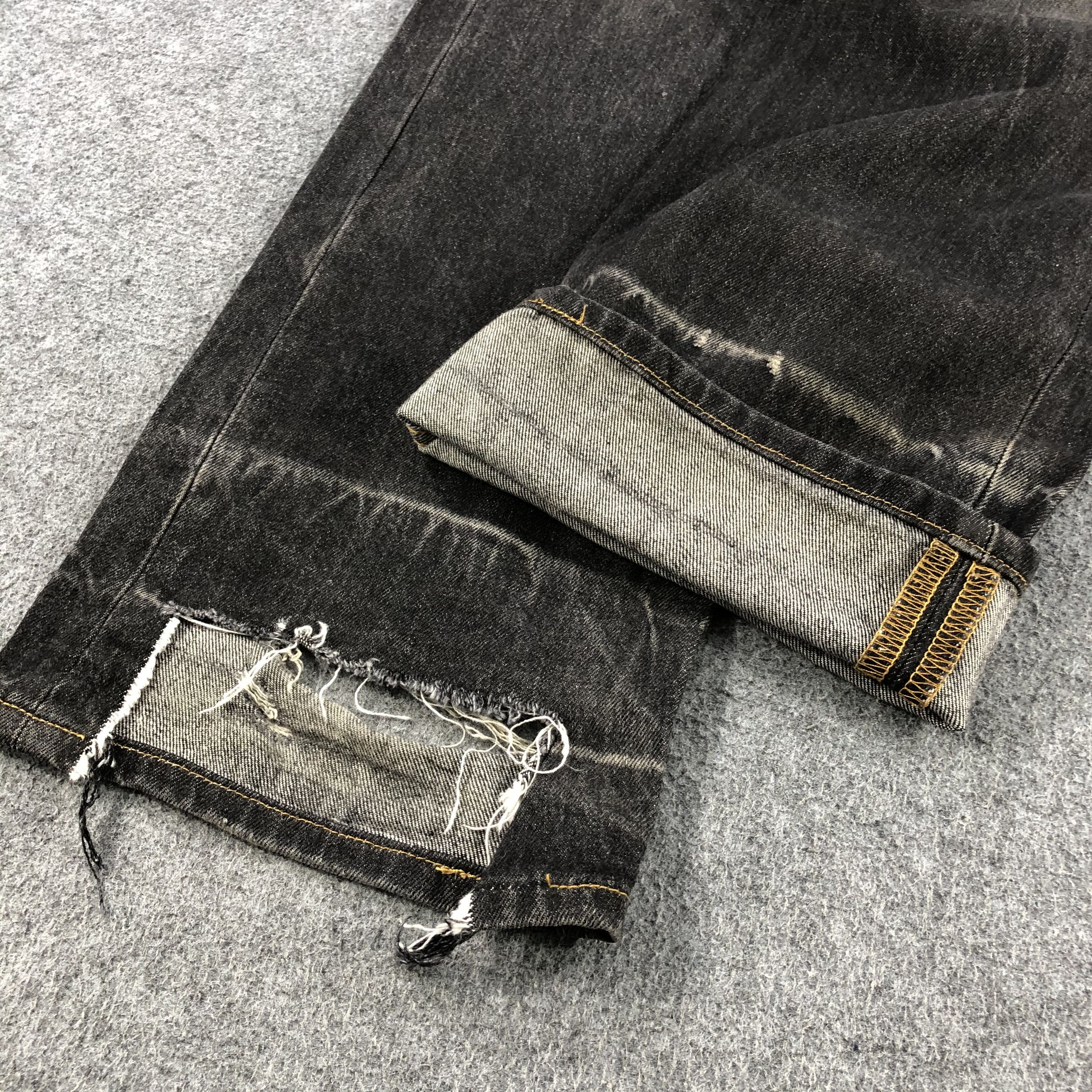 Levi's Vintage Distress Levis 501 Jeans-J1429 Size US 41 - 7 Thumbnail