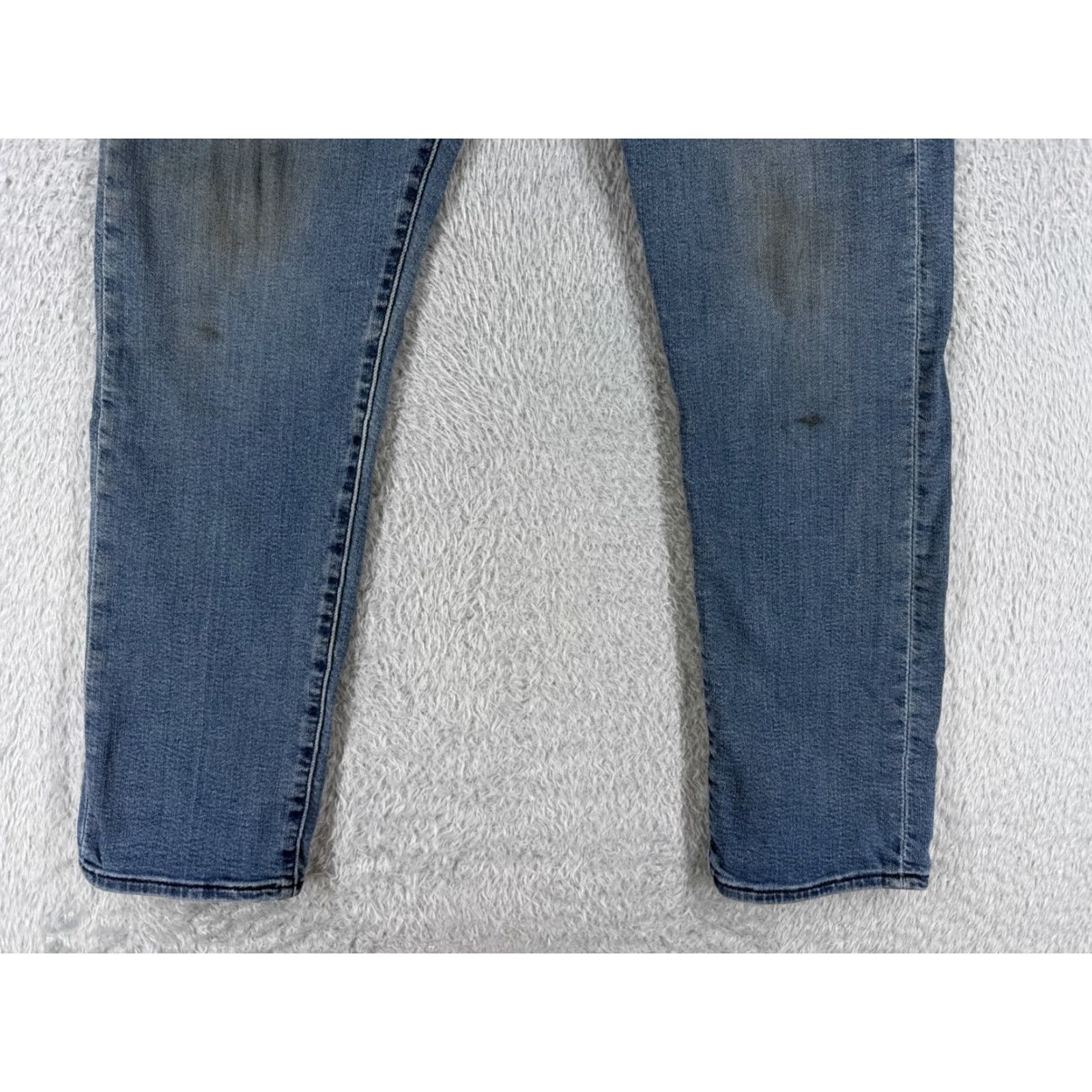 Levi's LEVI'S Jeans Adult 31 Blue Denim 502 Straight 5-Pocket Regular Cotton Premium Vintage No Size US 31 - 2 Thumbnail