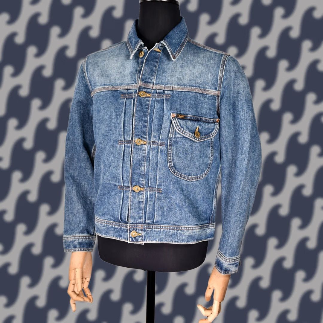 Lee LEE Cowboy Jacket Denim Jacket Men's M Blue 100% Cotton Regular Size M Vintage? (clear) Size US M / EU 48-50 / 2 - 1 Thumbnail