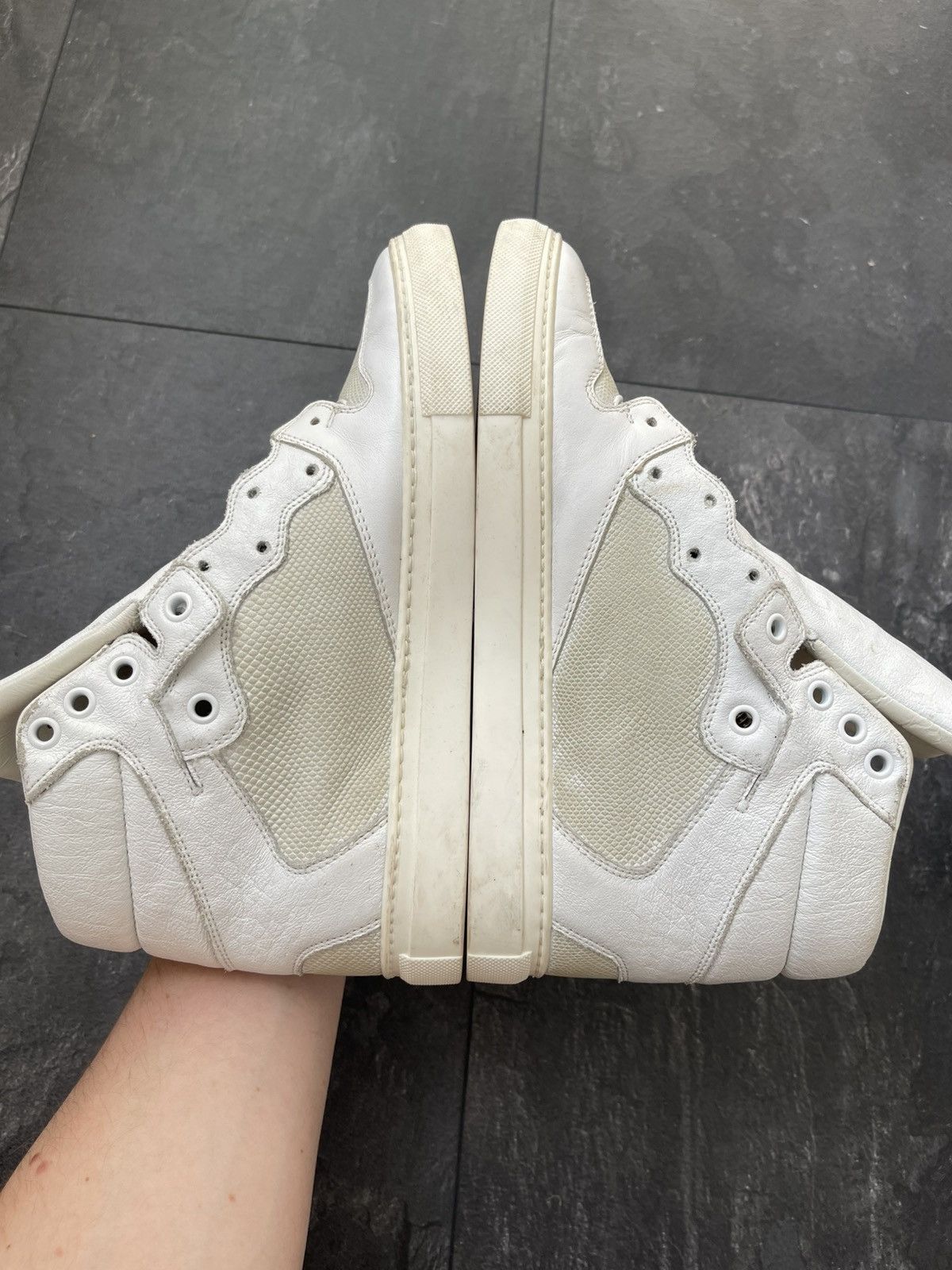 Balenciaga × Vintage BALENCIAGA high leather sneakers Size US 8 / IT 38 - 12 Thumbnail
