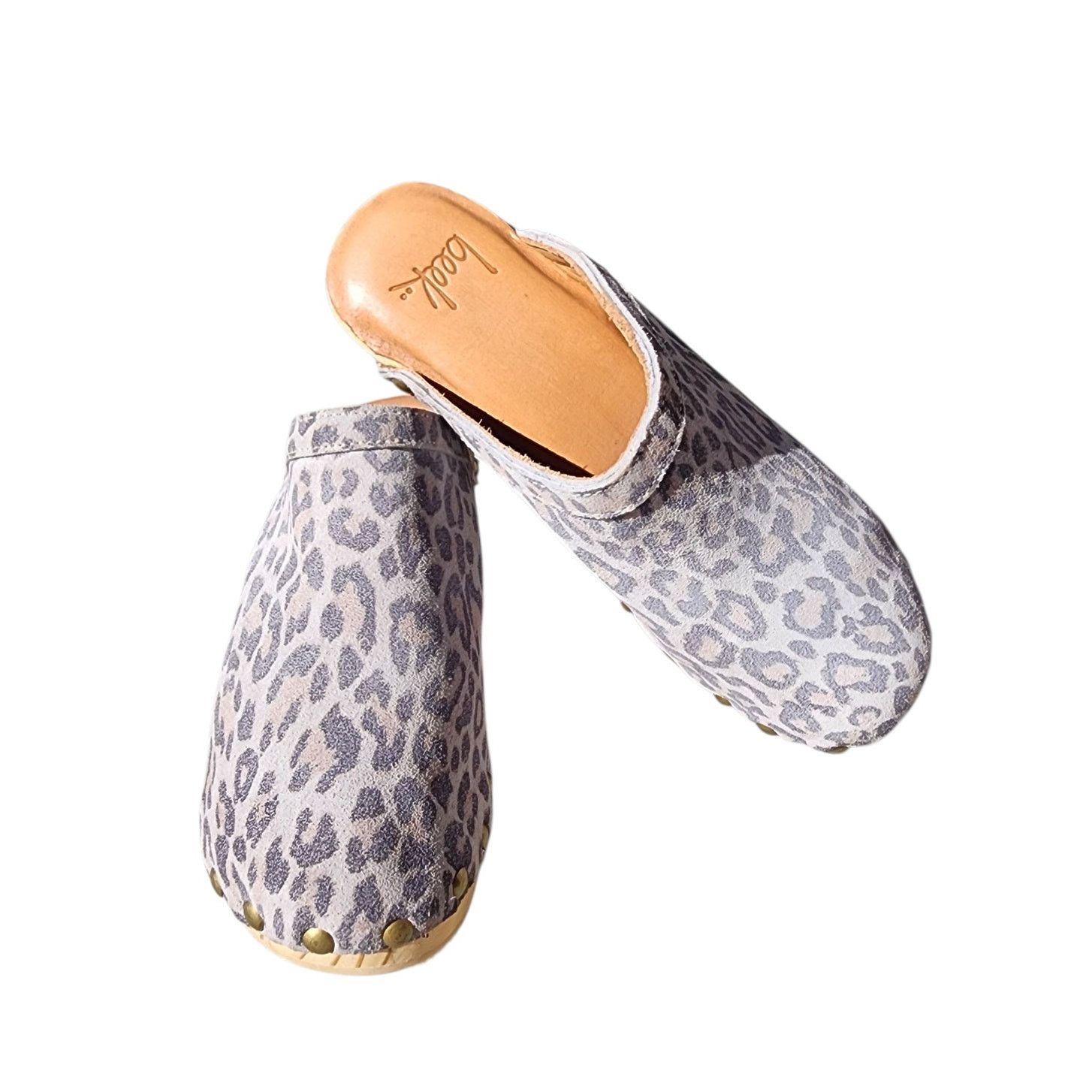beek Beek Woodpecker Suede Handcrafted Leopard Clogs 6 Size US 6 / IT 36 - 8 Thumbnail