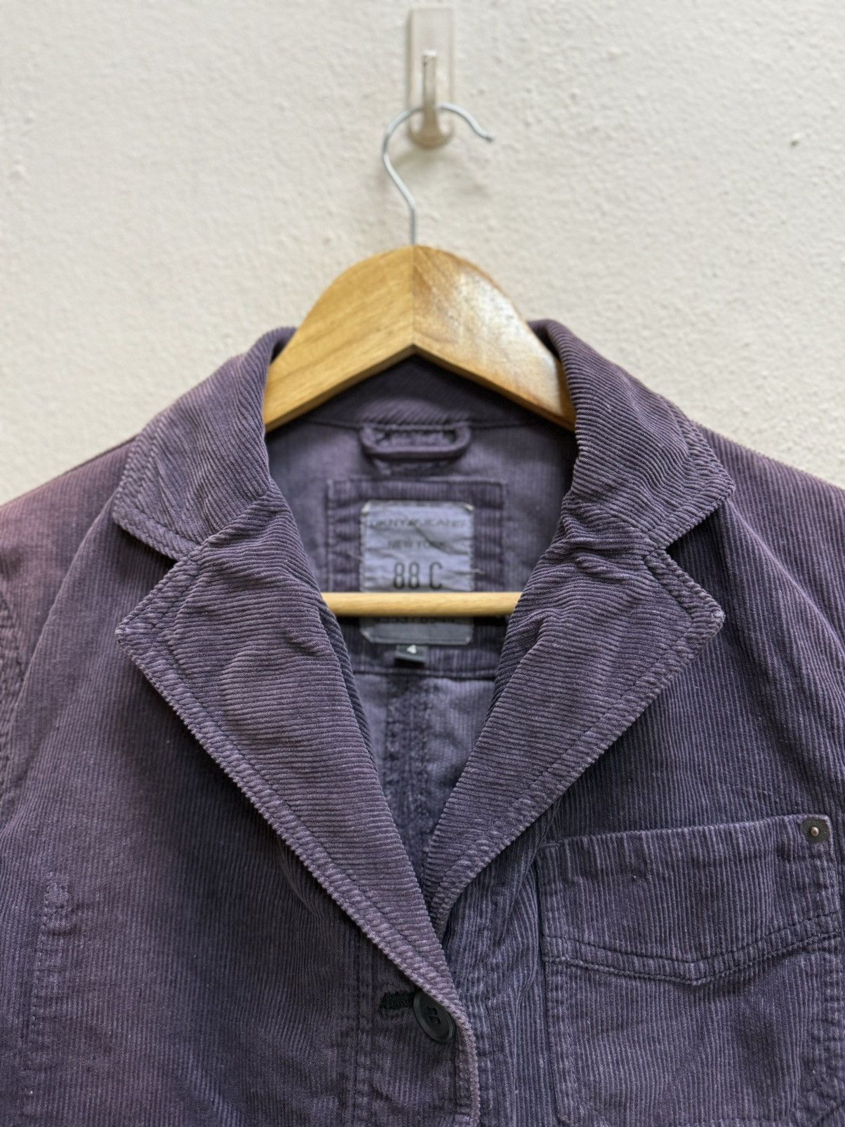 DKNY SUN FADED DKNY OPEN COLAR CUDROY COATS JACKET Size XS / US 0-2 / IT 36-38 - 22 Thumbnail