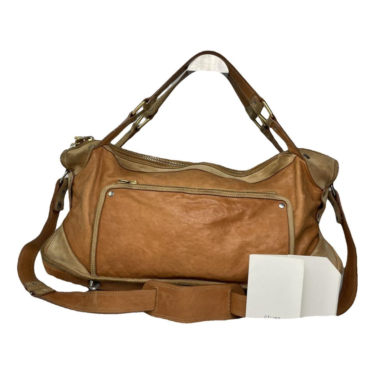 Celine Brown Leather Travel Bag Size ONE SIZE - 1 Thumbnail