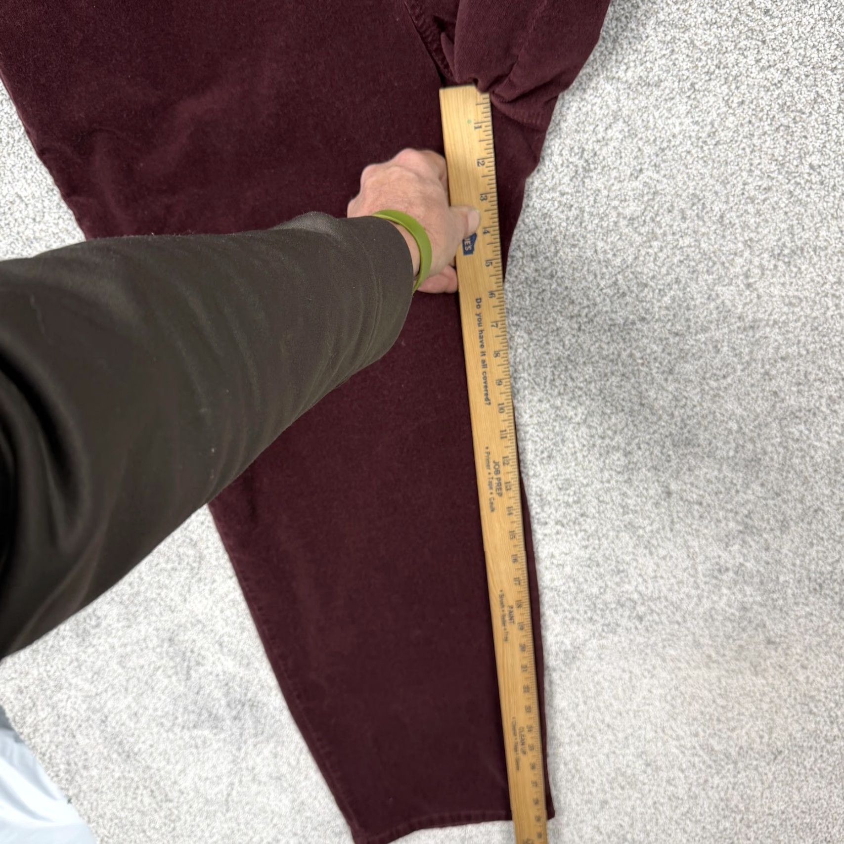 Gloria Vanderbilt Gloria Vanderbilt Pants 24W Maroon Corduroy Coastal Grandmacore Dark Academia Size 42" / US 20 - 4 Thumbnail