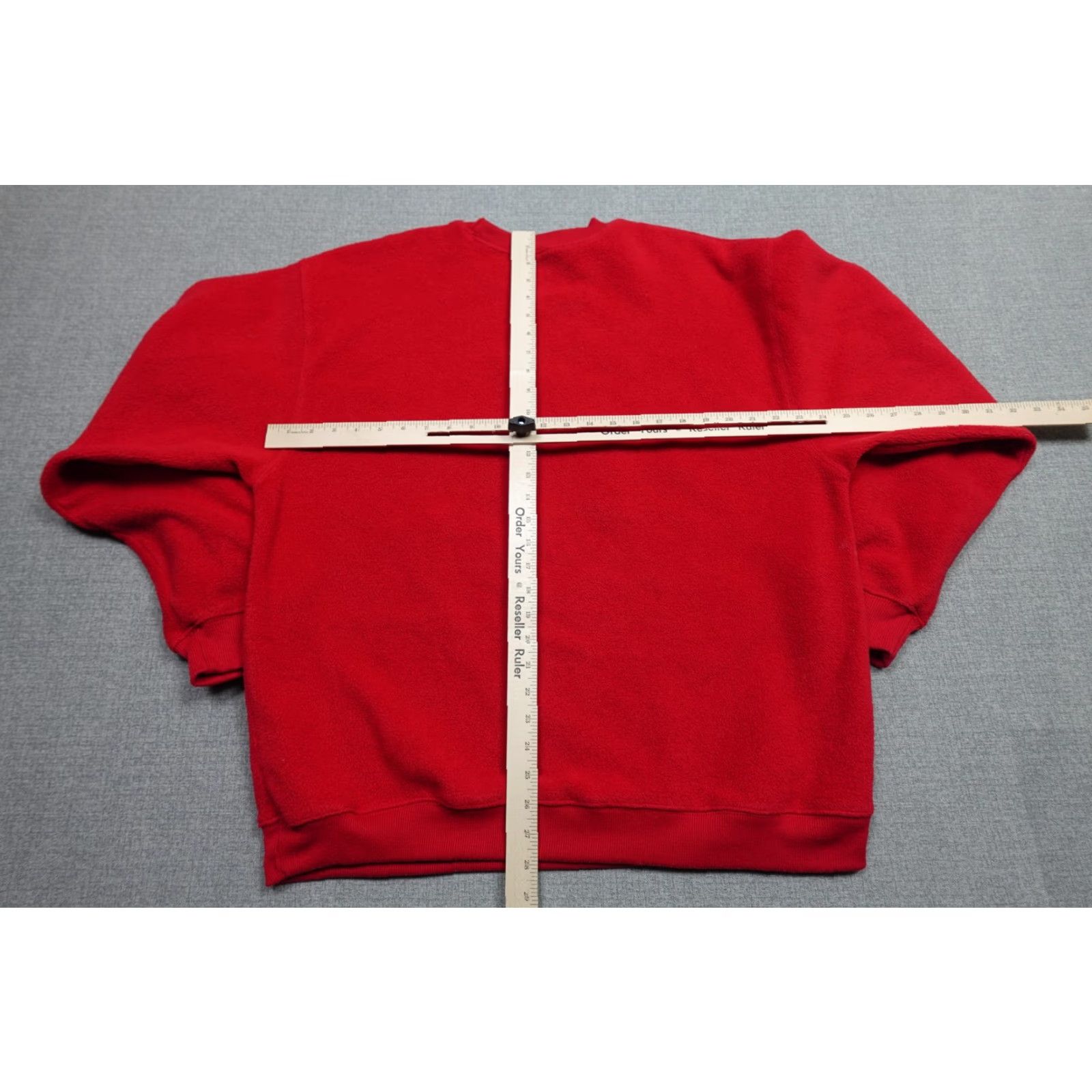 Vintage VINTAGE Looney Tunes Sweatshirt Mens Large Red Fleece Christmas Bugs Bunny 90s Size US L / EU 52-54 / 3 - 4 Thumbnail