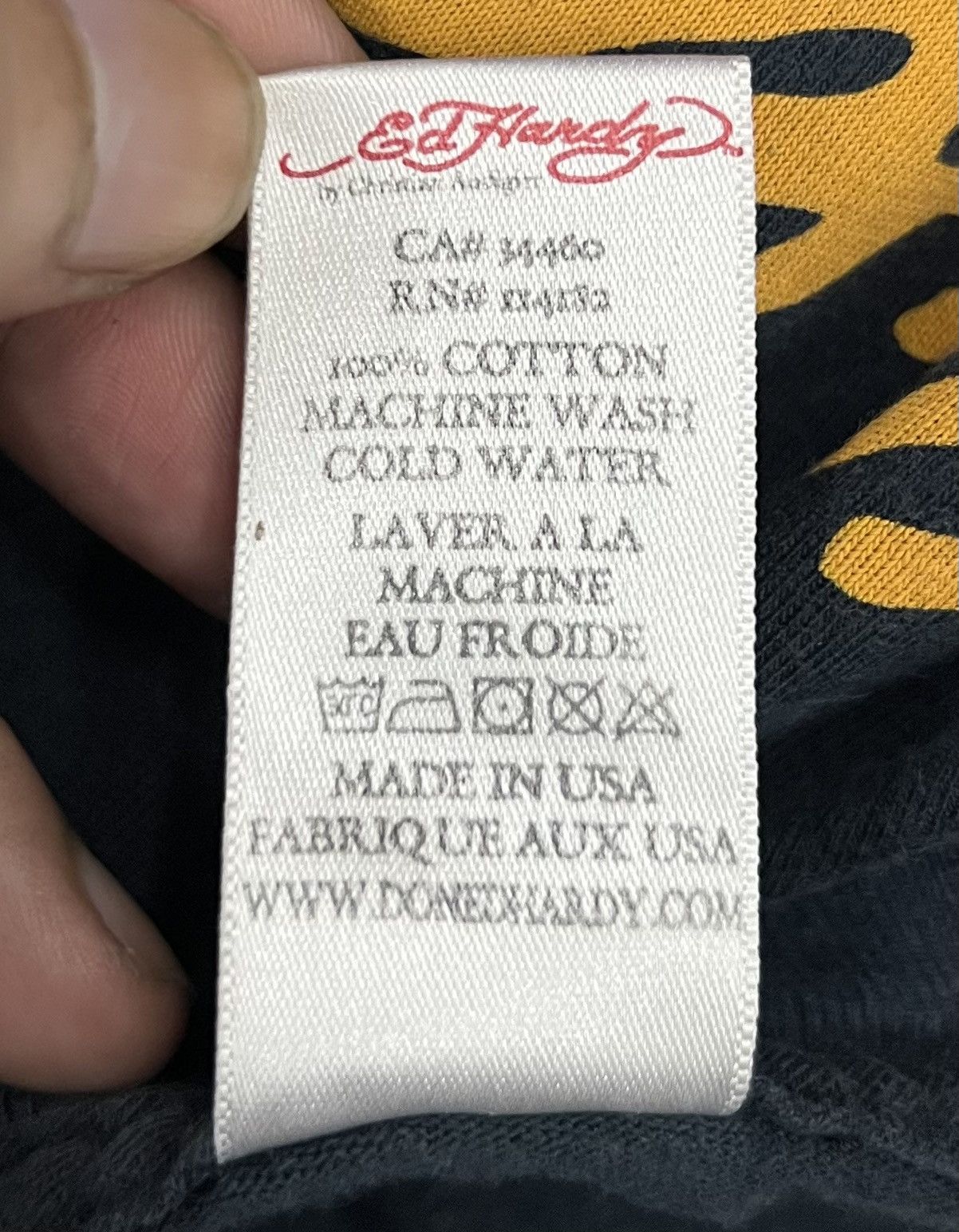 Christian Audigier × Ed Hardy VINTAGE ED HARDY BY CHRISTIAN AUDIGIER MADE IN USA SHIRT Size US S / EU 44-46 / 1 - 10 Thumbnail
