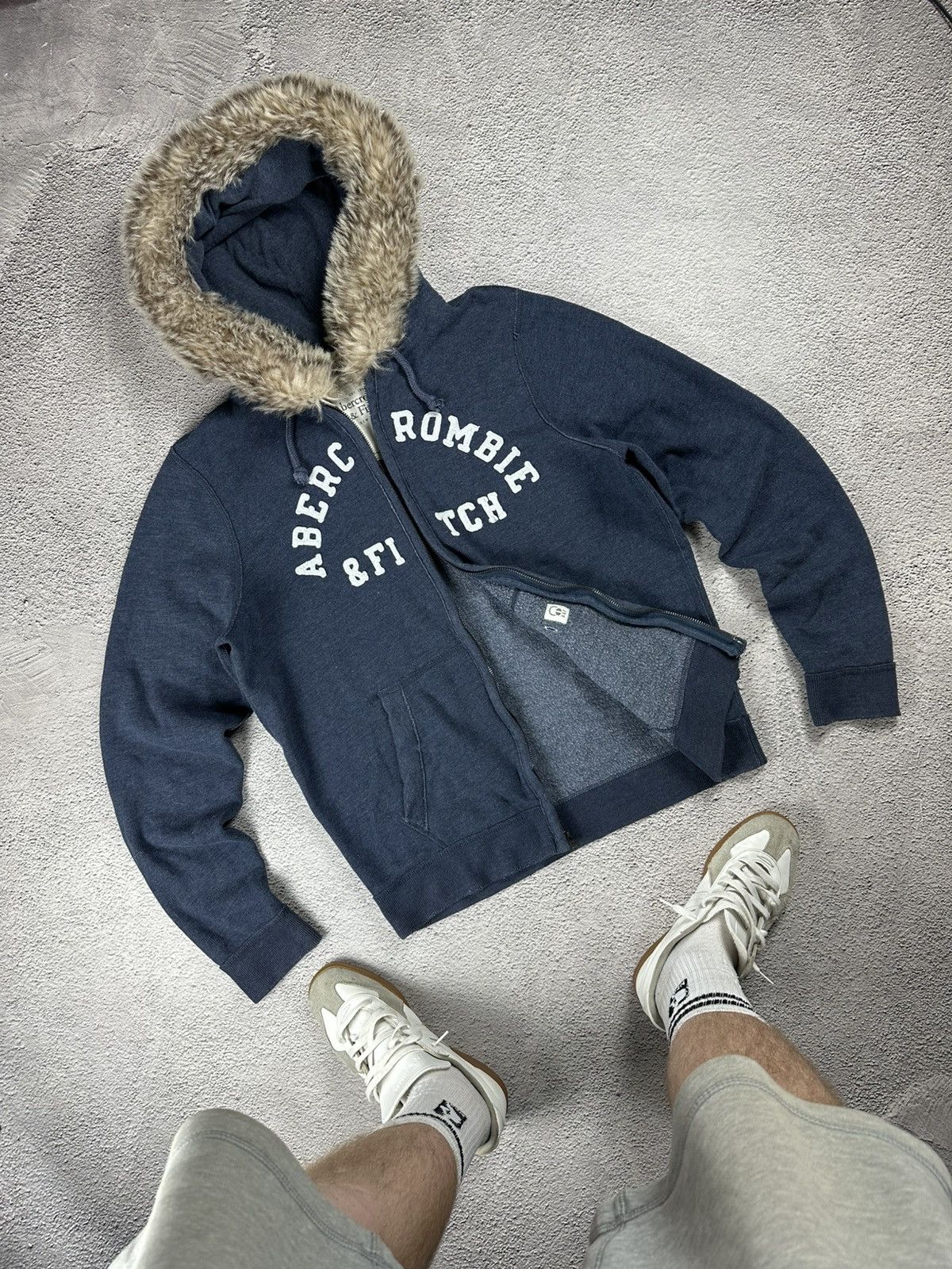 00s y2k fur zip hoodie gimmick lgb 短丈 Abercrombie & Fitch × Hysteric Glamour × If Six Was Nine Y2K