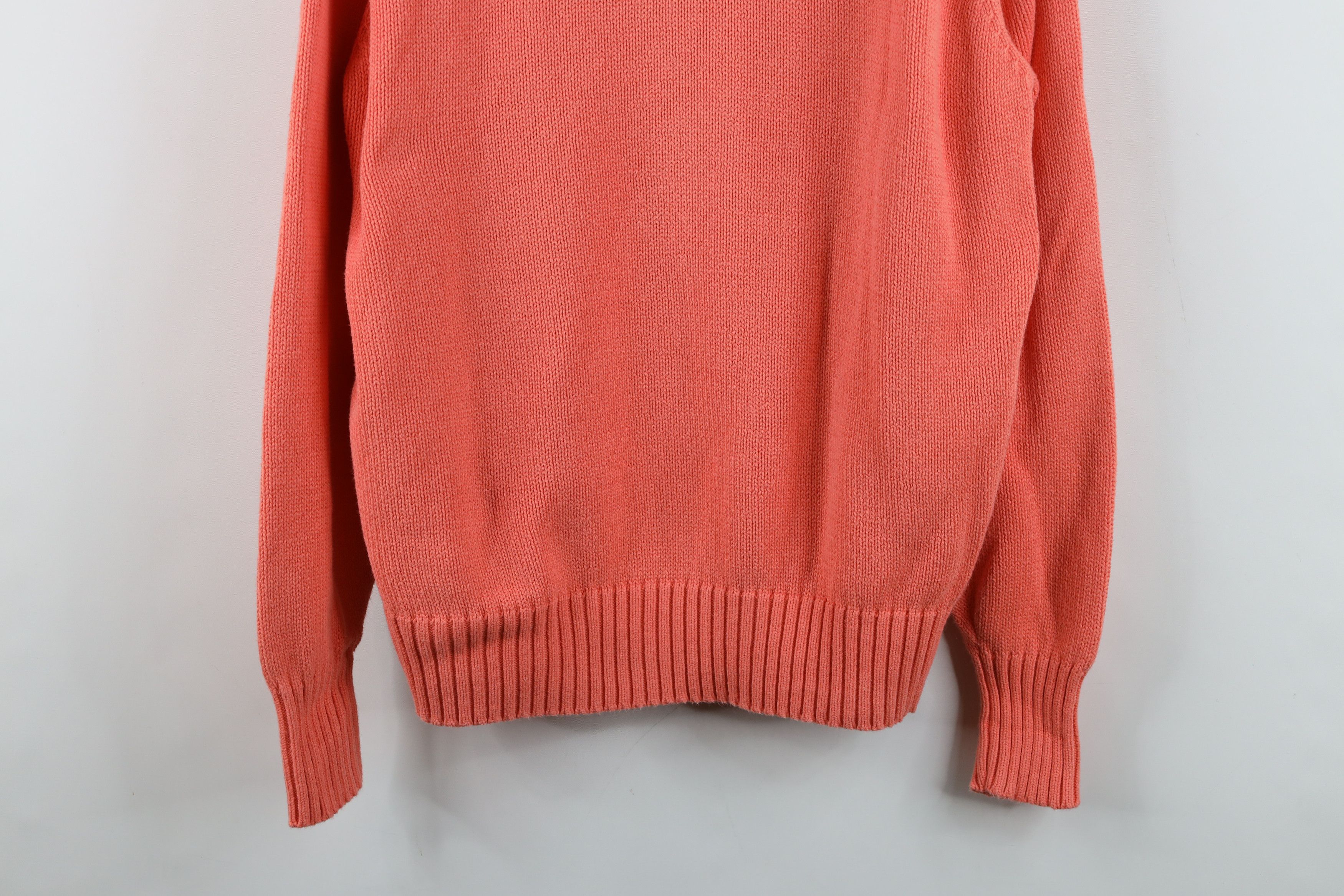 Polo Ralph Lauren Vintage 90s Ralph Lauren Ribbed Knit Crewneck Sweater Pink Size US L / EU 52-54 / 3 - 3 Thumbnail