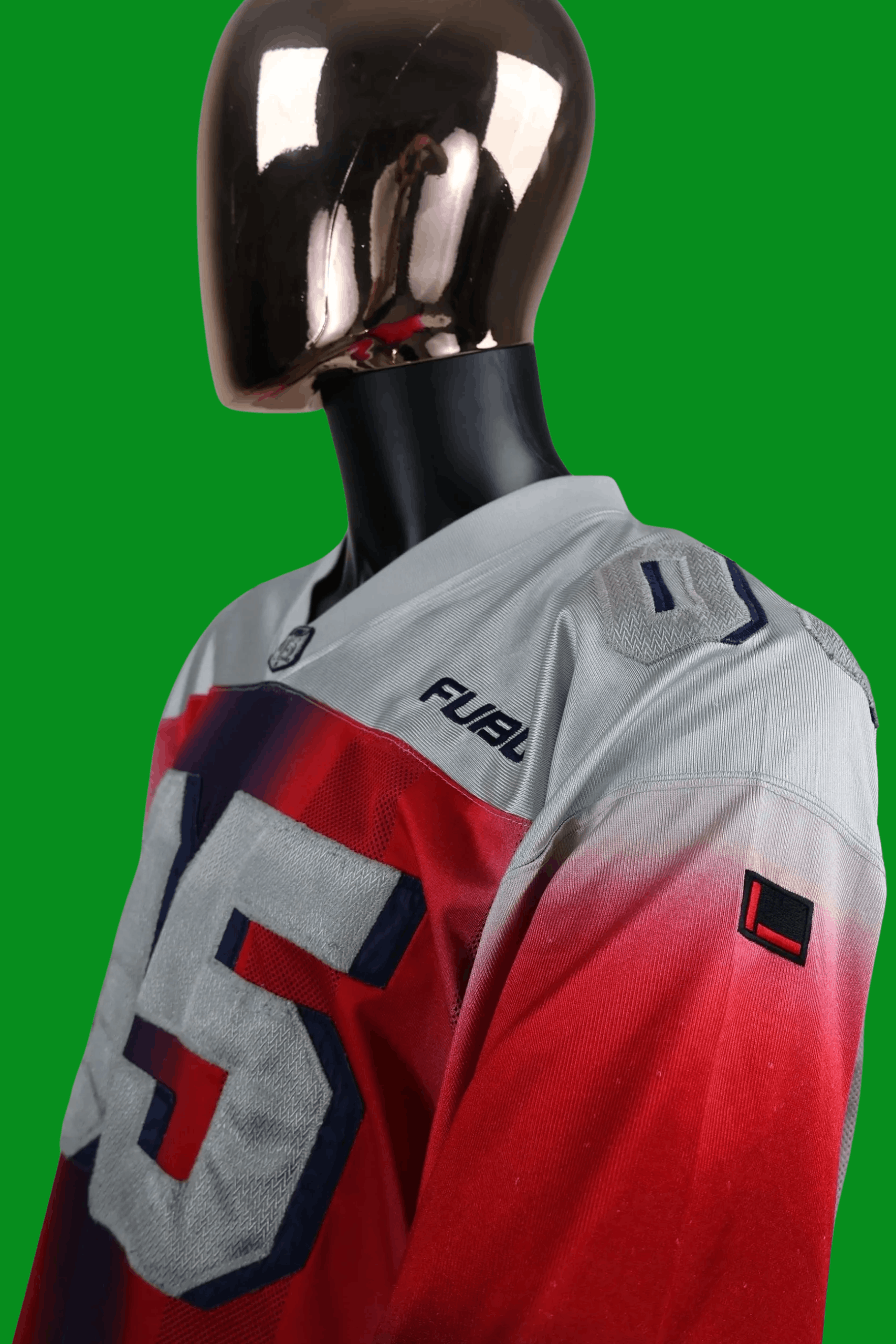 Fubu FUBU Sport 05 Football Jersey Blue Red White Champions Y2K Size US XXL / EU 58 / 5 - 3 Thumbnail