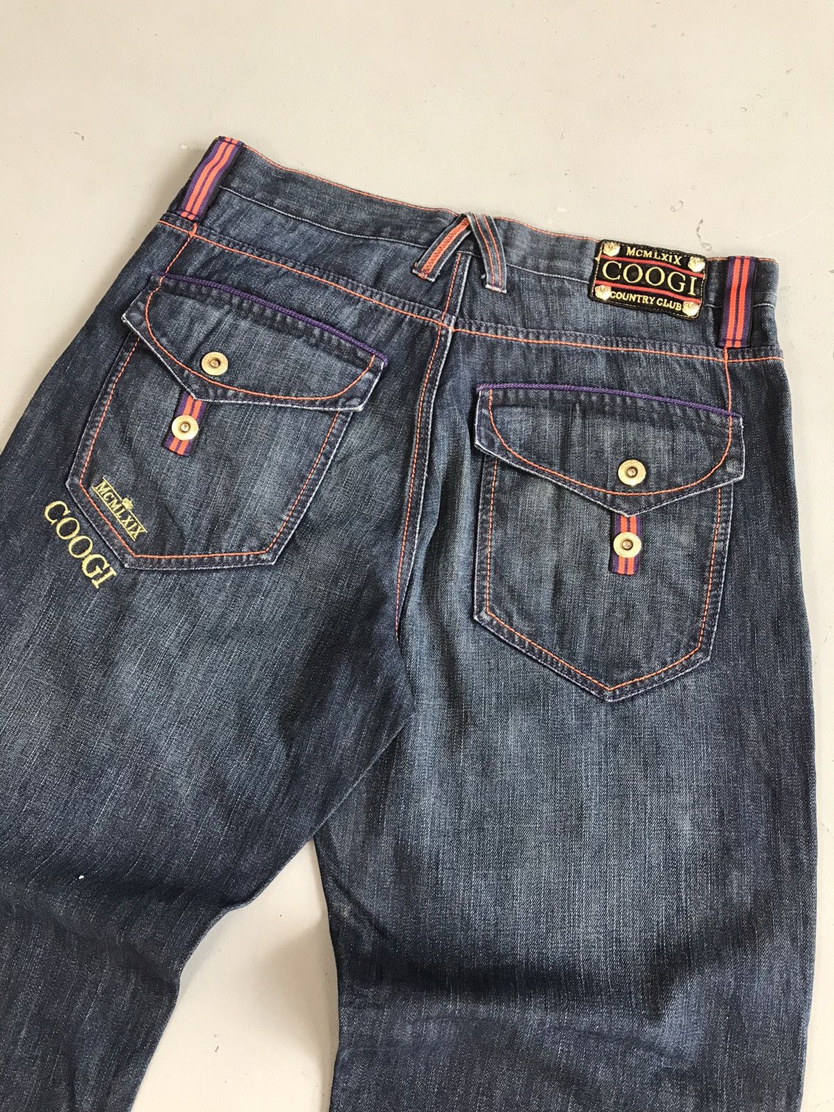 Coogi × Vintage Vintage Coogi SpellOut embroidered denim Size US 37 - 11 Thumbnail