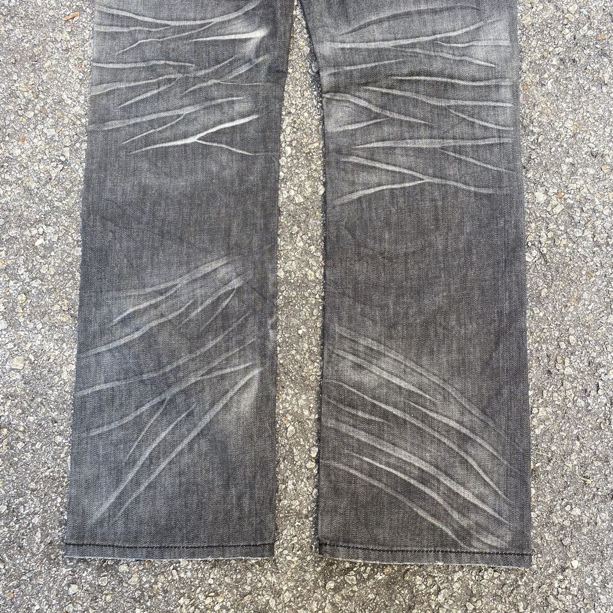 Hysteric Glamour Faded Black Jeans Washed Japanese Clawmark Clride Denim Size US 30 / EU 46 - 11 Thumbnail