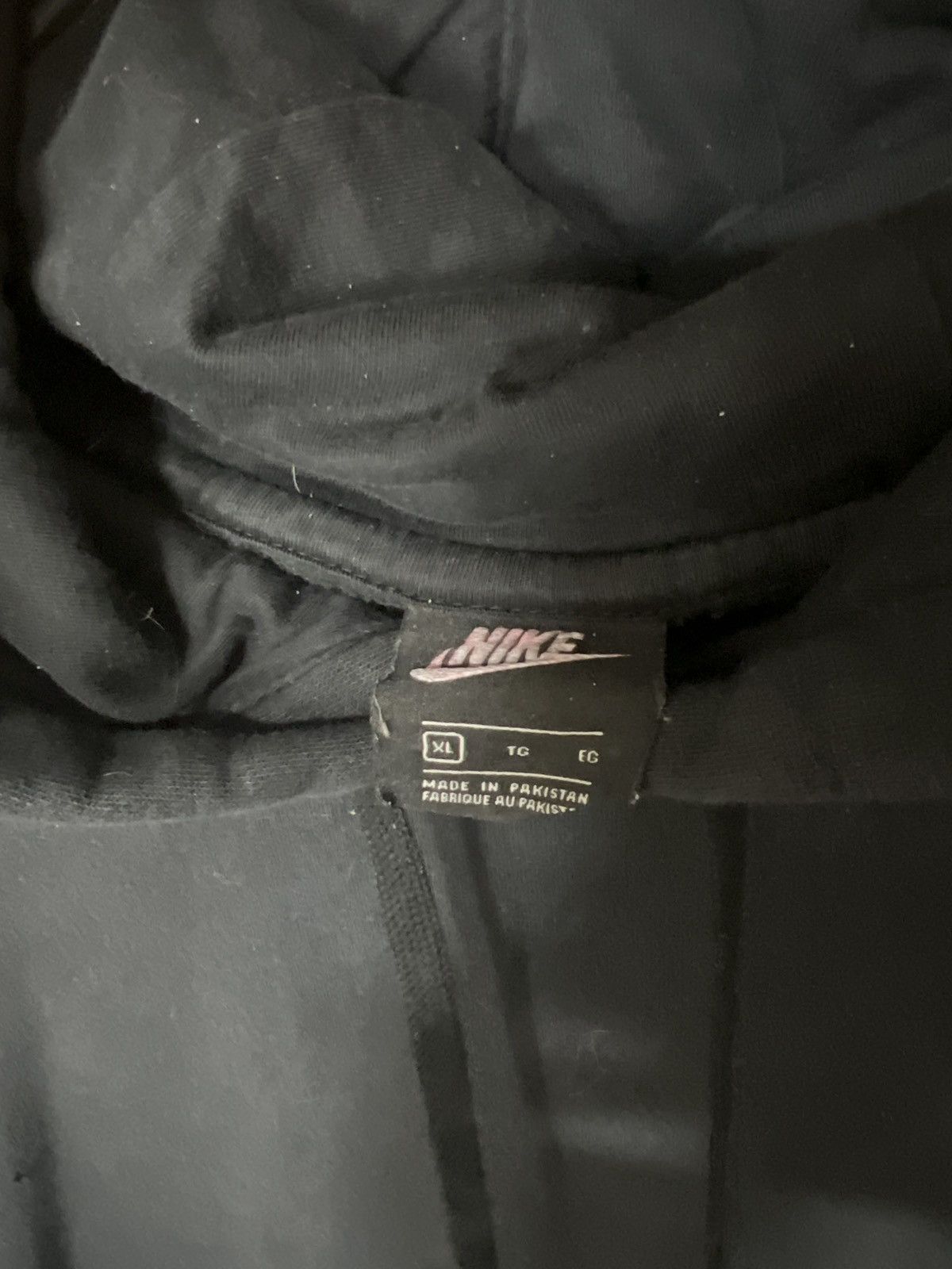 Nike Black Nike Hoodie Size US XL / EU 56 / 4 - 2 Thumbnail