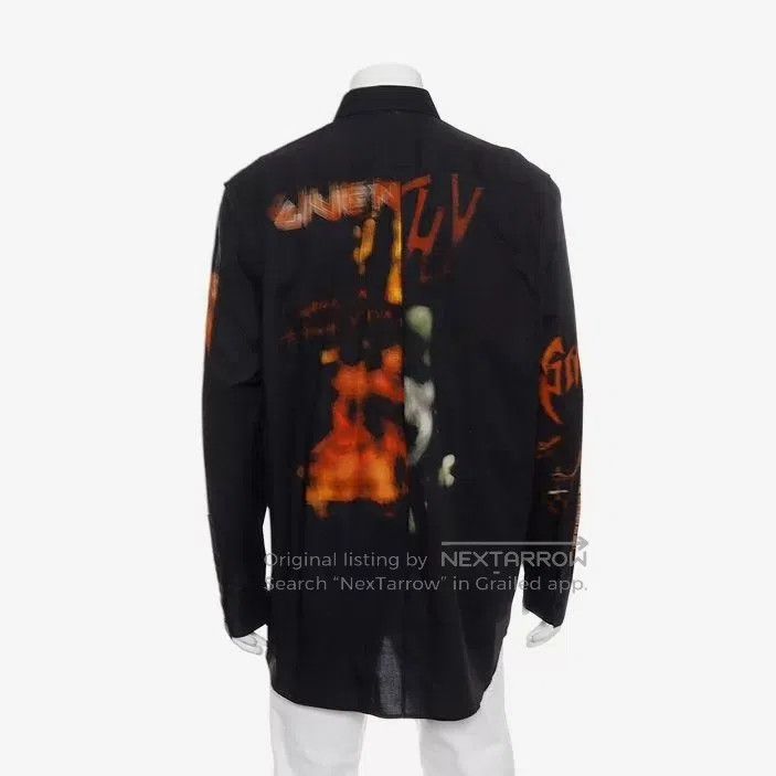 Givenchy Men's Black Printed Shirt