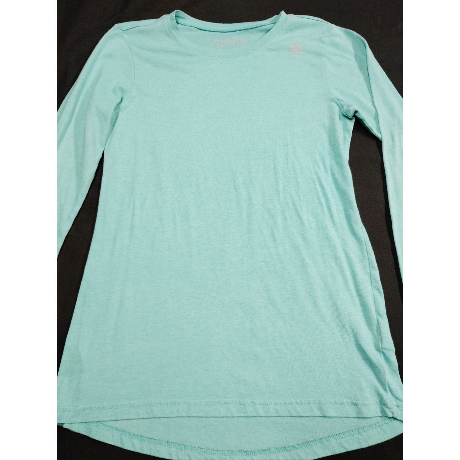 Reebok Reebok Women's Aqua Long Sleeve Crew Performance Tee Size XS / US 0-2 / IT 36-38 - 1 Thumbnail