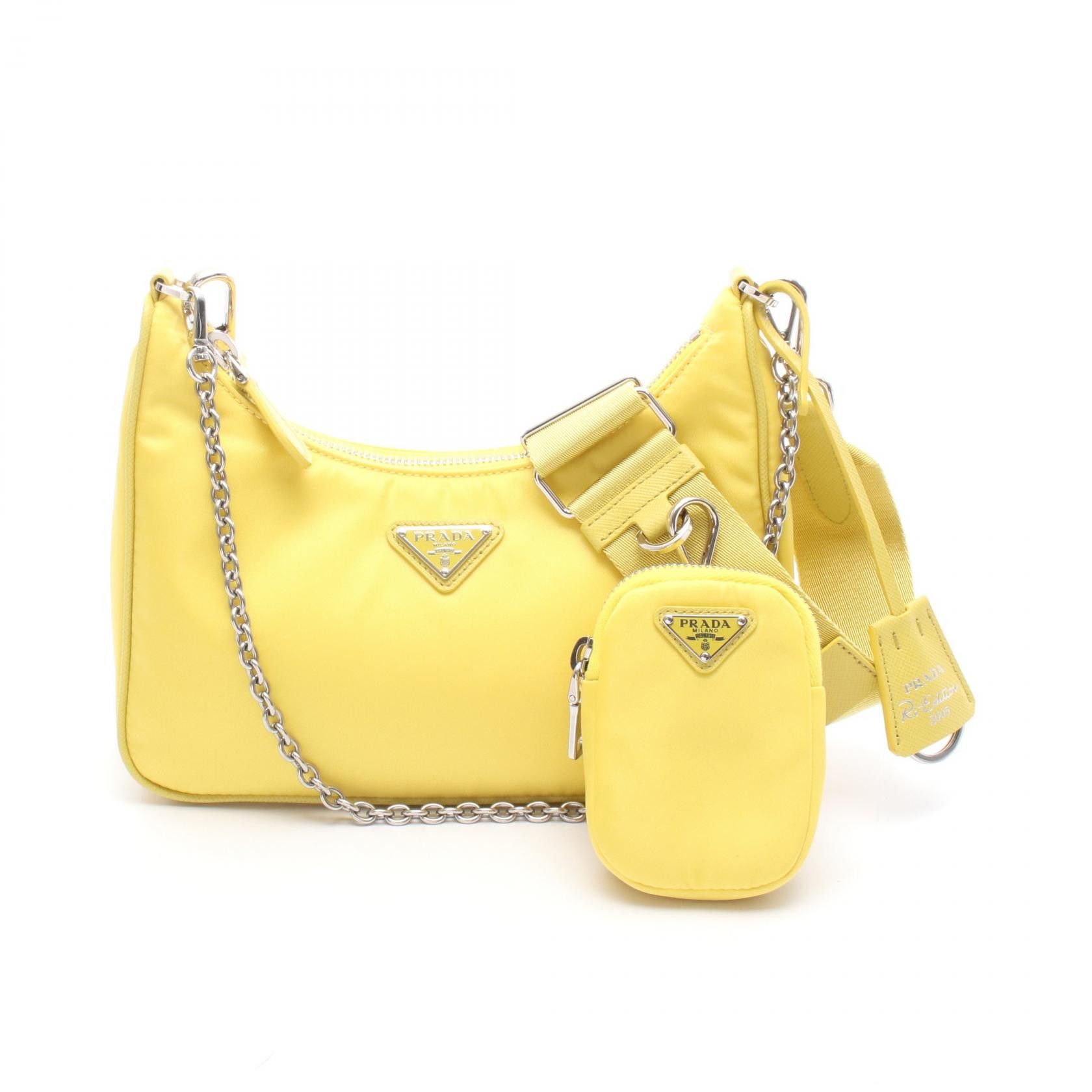 Prada Prada Prada Re-Edition 2005 Nylon Leather Shoulder Bag Textile Shoulder Bag 1BH204 DUTY FREE for USA Size ONE SIZE - 1 Thumbnail