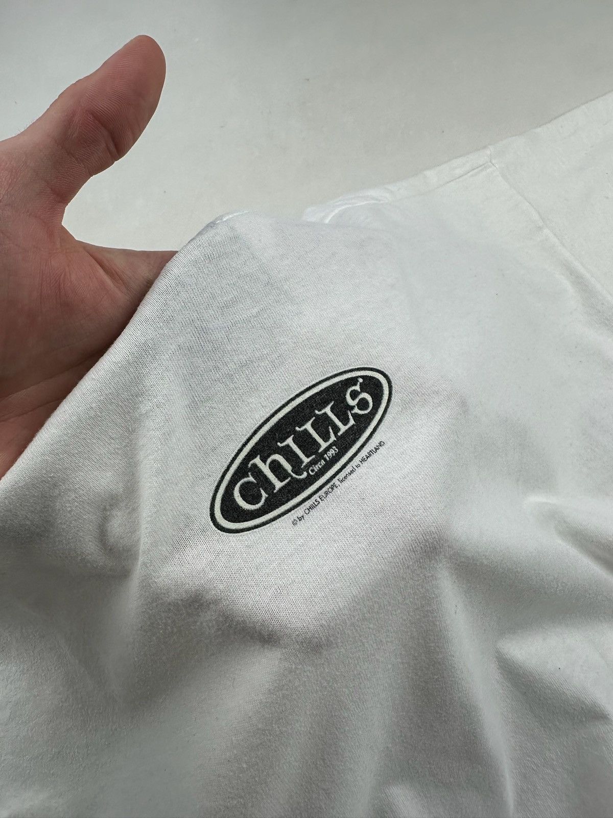 Vintage Rare Vintage 1993 Chills wear by heartland tee acid trance Size US XL / EU 56 / 4 - 11 Thumbnail