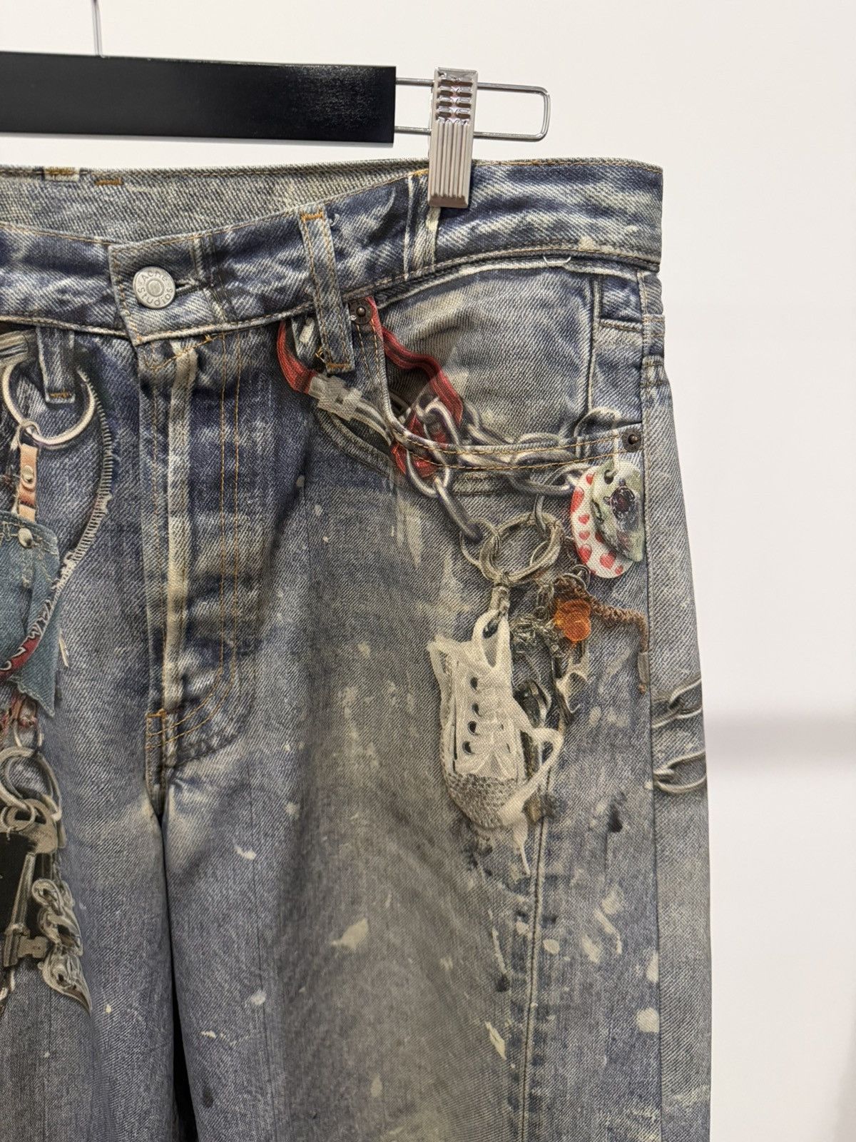 Acne Studios Acne Studios Wallet Chain Detail Pants Size US 32 / EU 48 - 4 Thumbnail