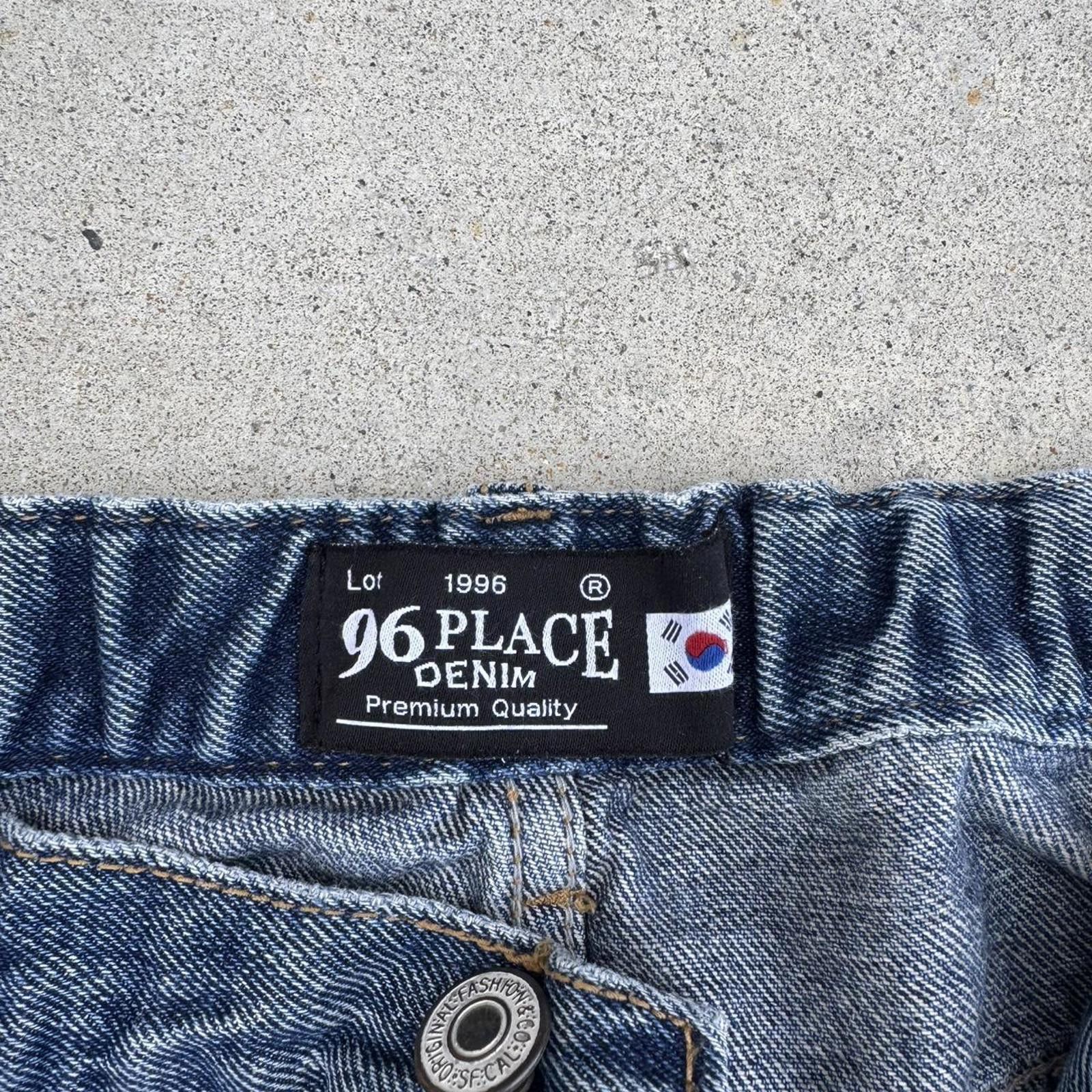 Designer Korean 90s vintage denim jeans Size US 32 / EU 48 - 2 Thumbnail