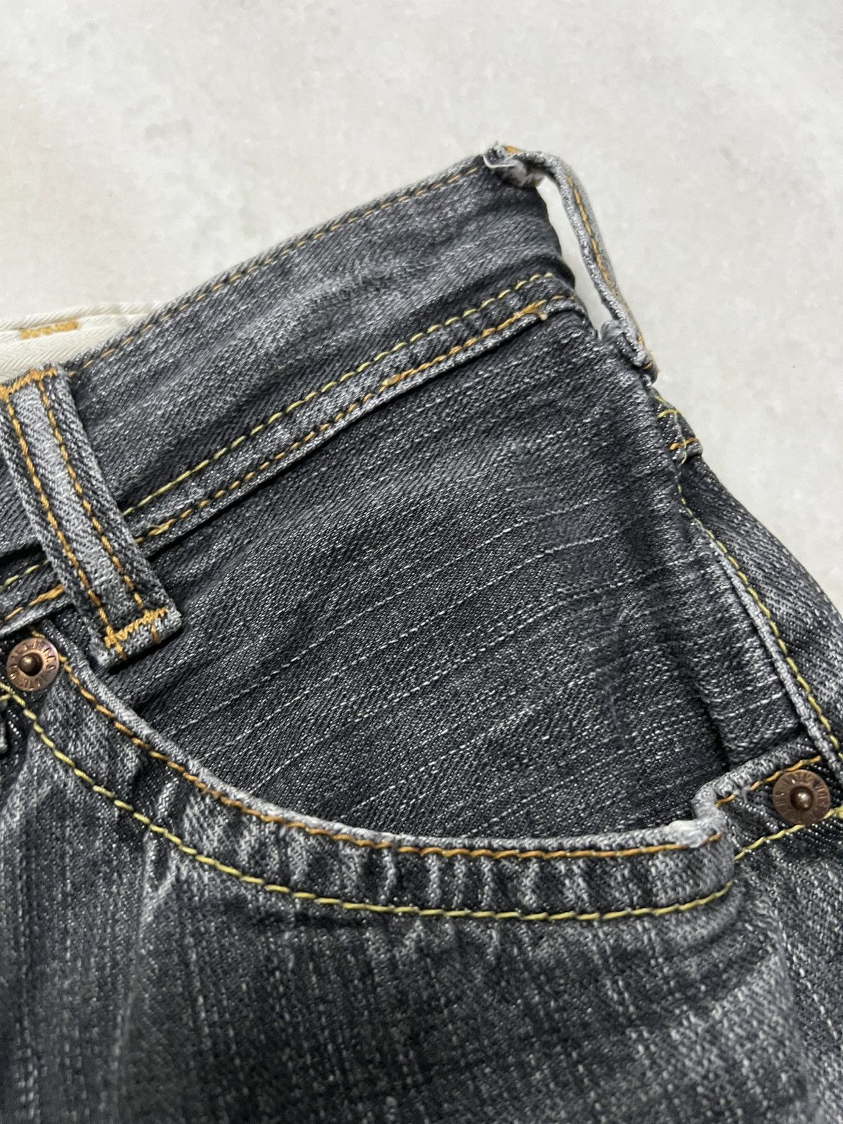 If Six Was Nine 🌈90s Style Denim Craft Japanese Brand Faded Flare Jean Size US 32 / EU 48 - 12 Thumbnail
