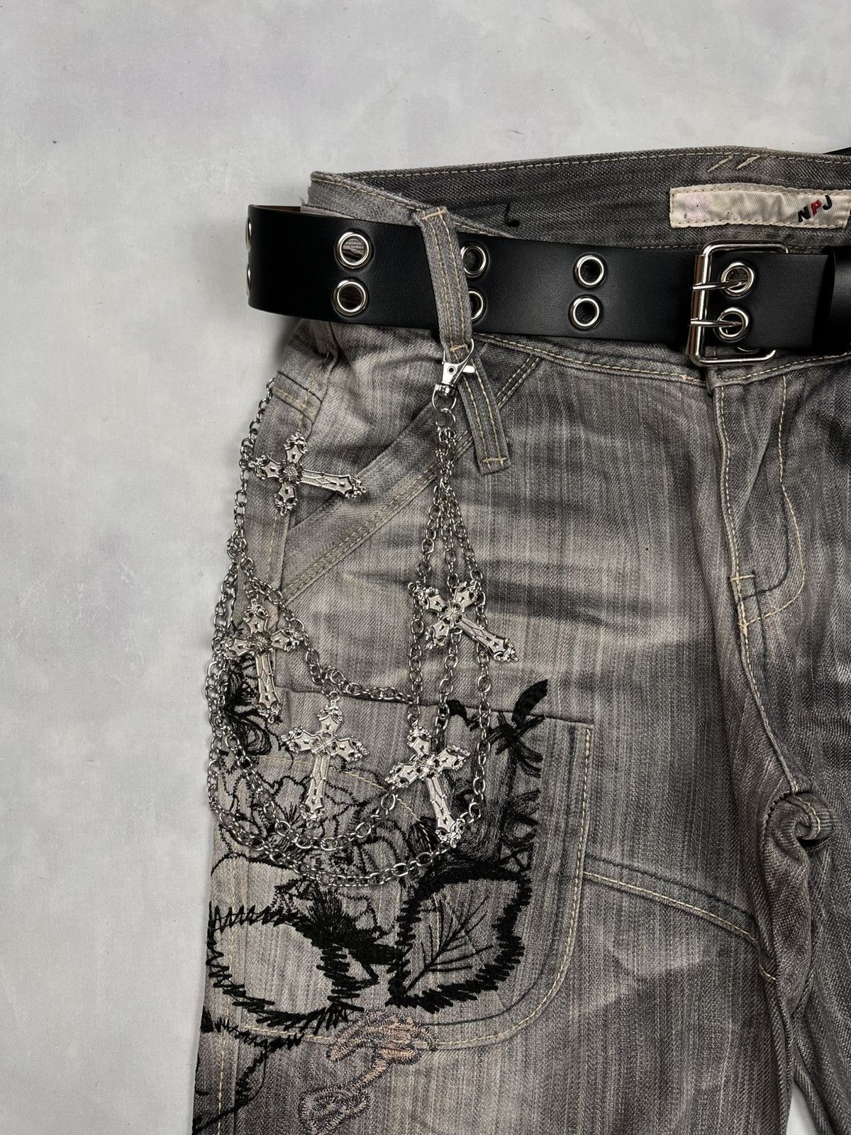 Japanese Brand NPJ Denim Pants Size US 29 - 4 Thumbnail