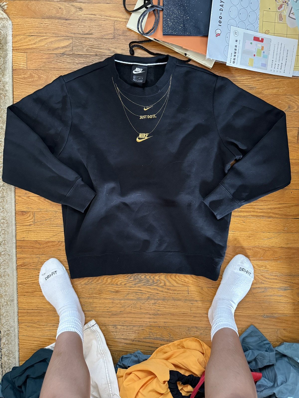 Nike × Vintage Vintage Nike sweater Size US S / EU 44-46 / 1 - 1 Thumbnail