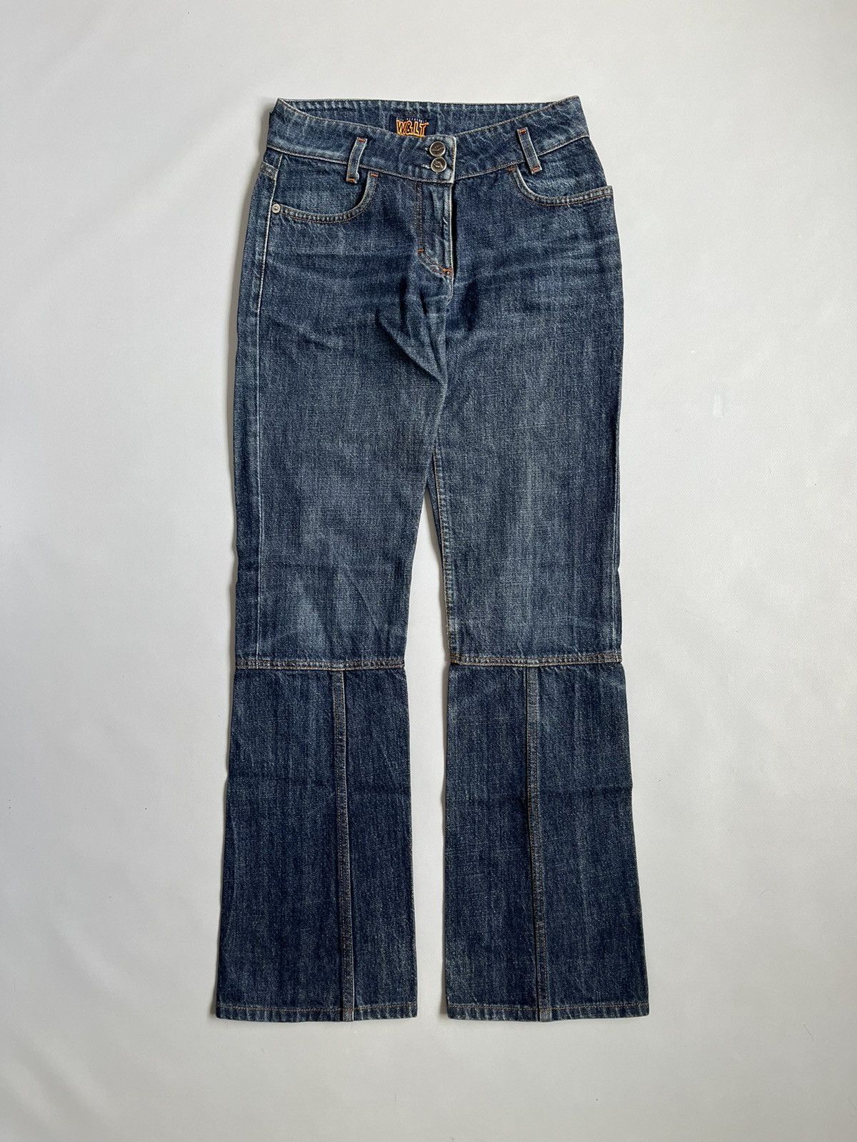 Walter Van Beirendonck Walter Van Beirendonck Wild & Lethal Dark Blue Denim Jeans Size 26" / US 2 / IT 38 - 1 Thumbnail