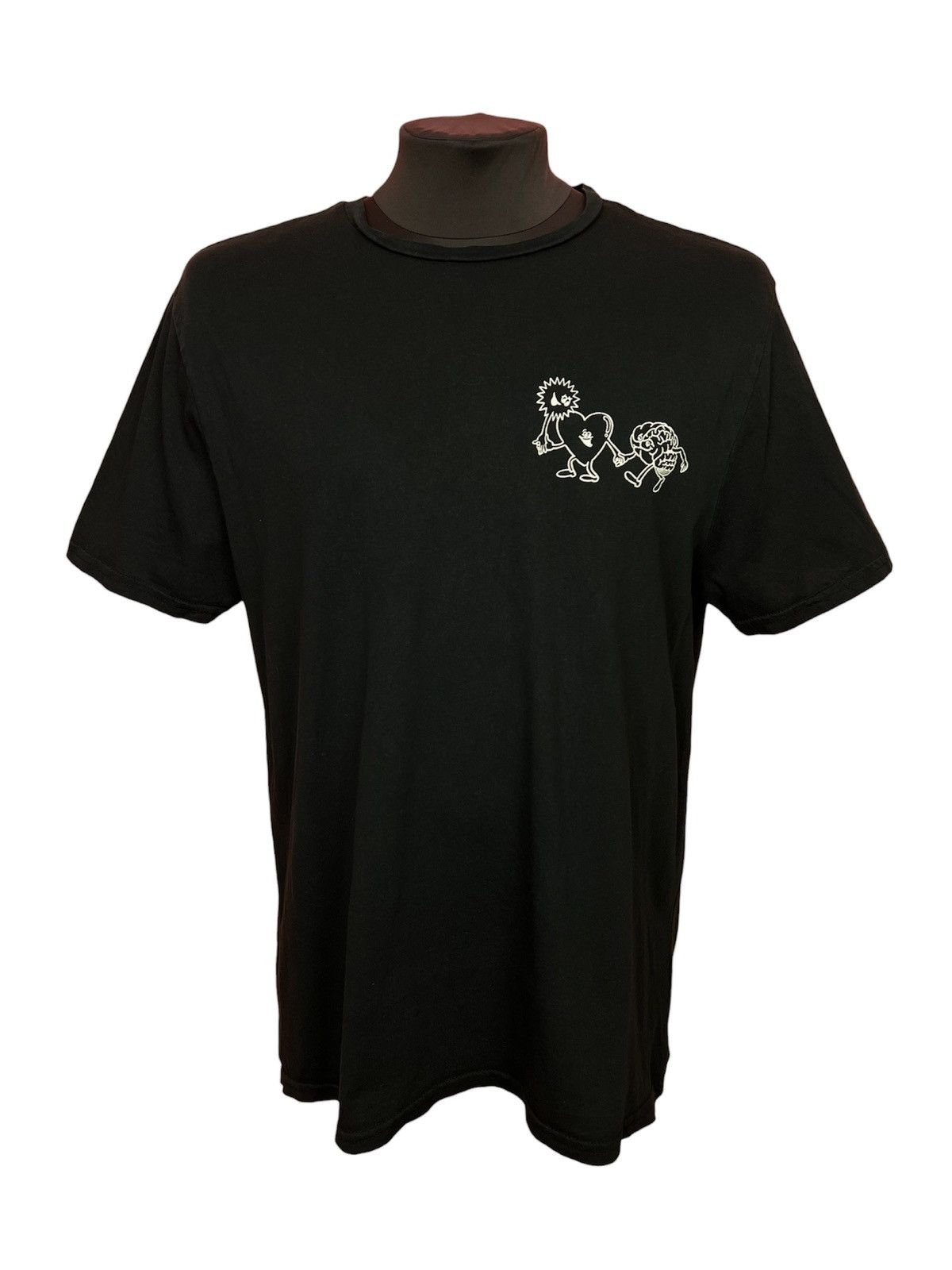 Allsaints allsaints tee shirt printed heart brain oversized casual Size US M / EU 48-50 / 2 - 1 Thumbnail